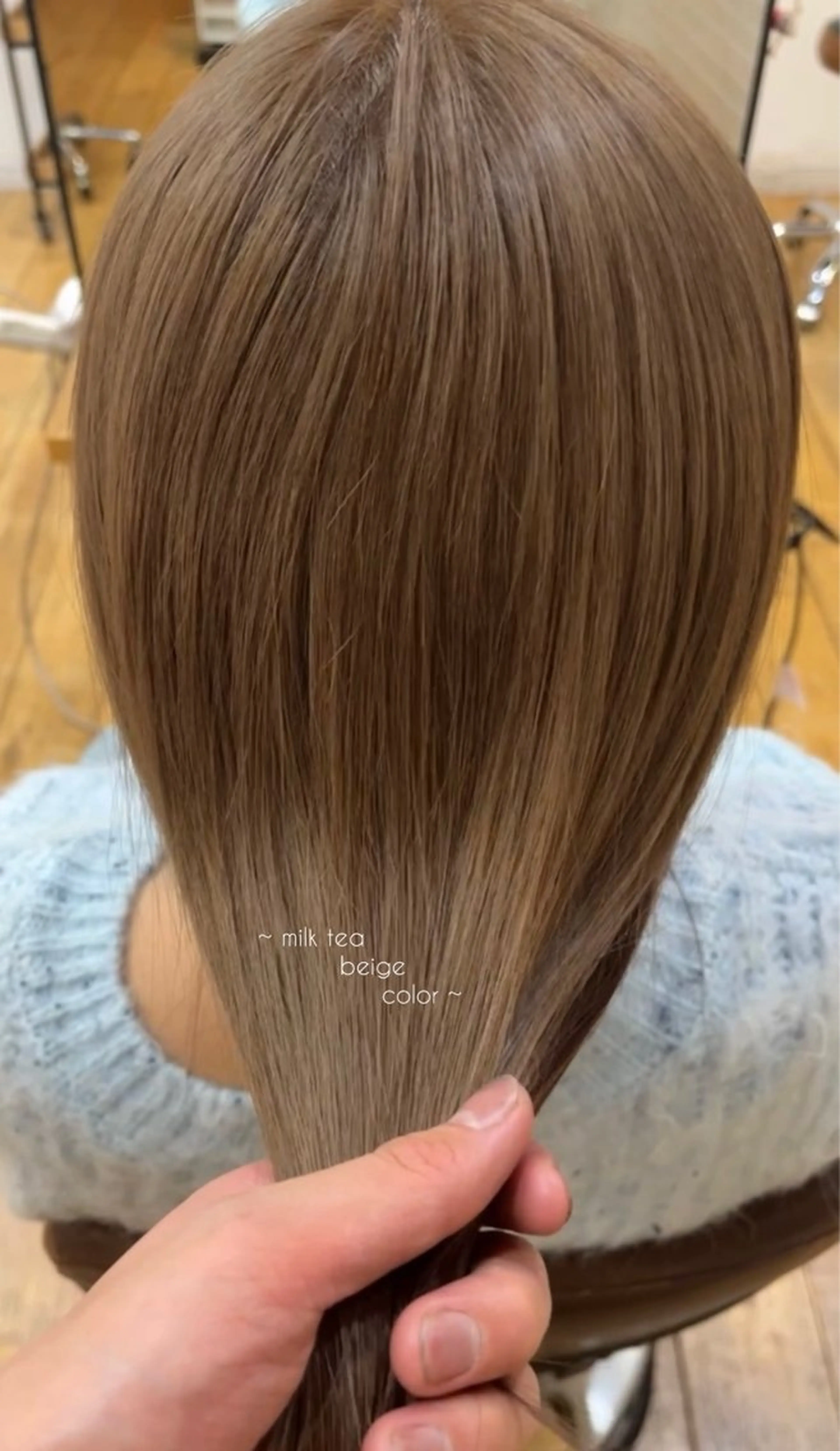 セミロング カラー 🐻艶髪ヘア/韓国風 /隈河🐻のヘアスタイル