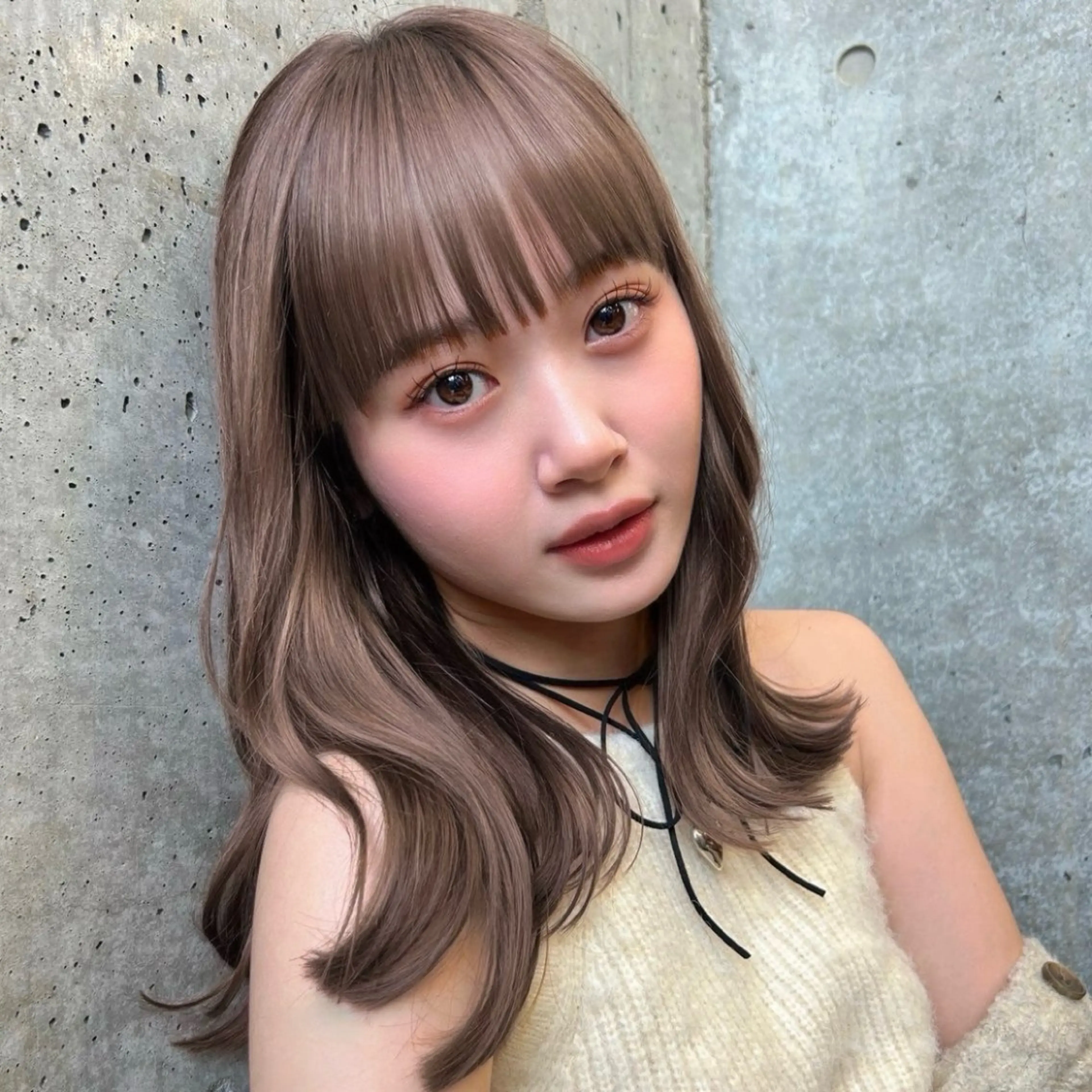 セミロング ヘアカラー トリートメント 🌸透明感/レイヤー / 栗林 彩🌸のヘアスタイル