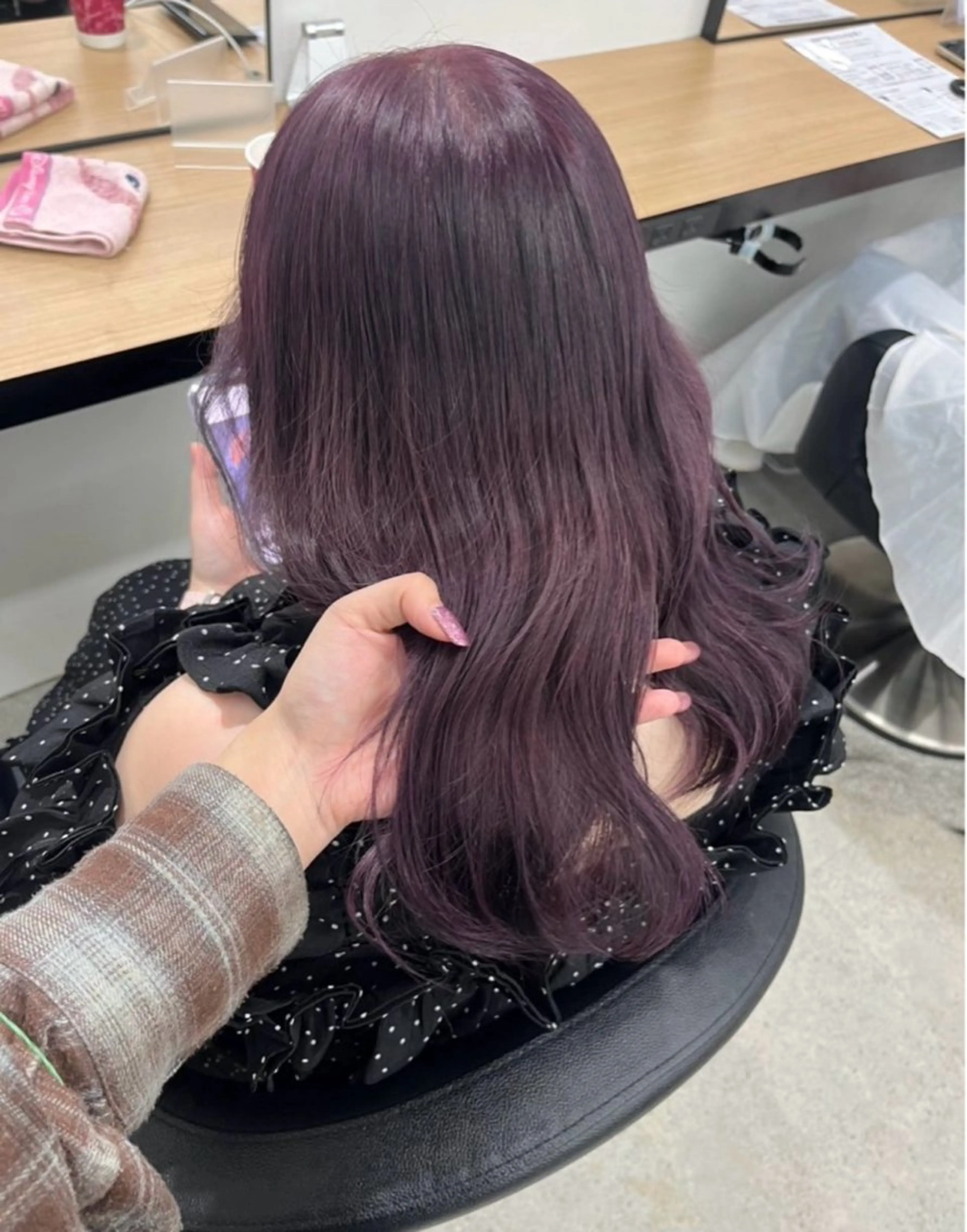 ロング miku/ラベンダー 透明感カラー🪻❤︎のヘアスタイル