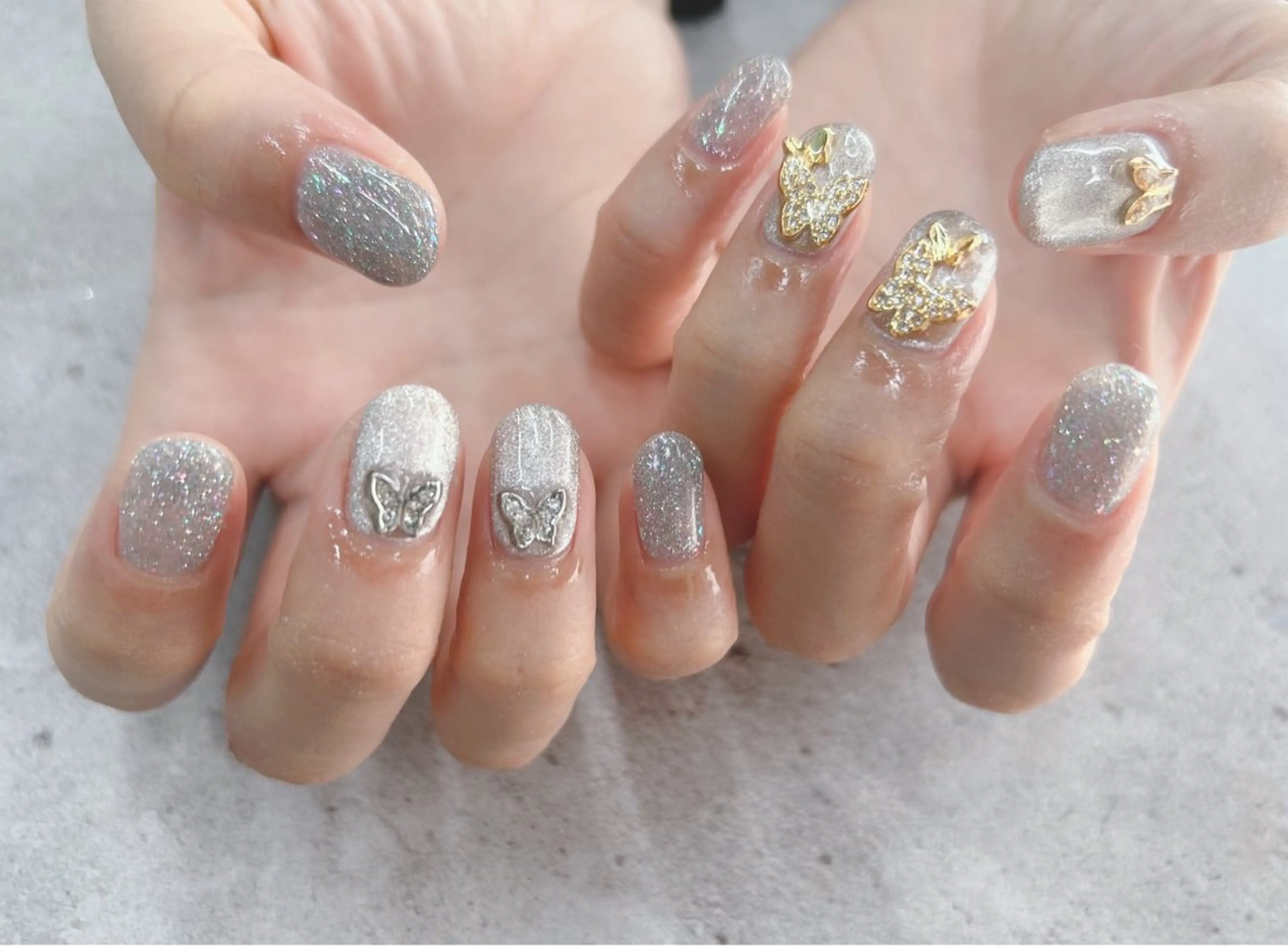 ネイル フラッシュネイル マグネットネイル ハンドネイル Nail Salon agré所属・agré ネイルサロン　アグレのネイルデザイン