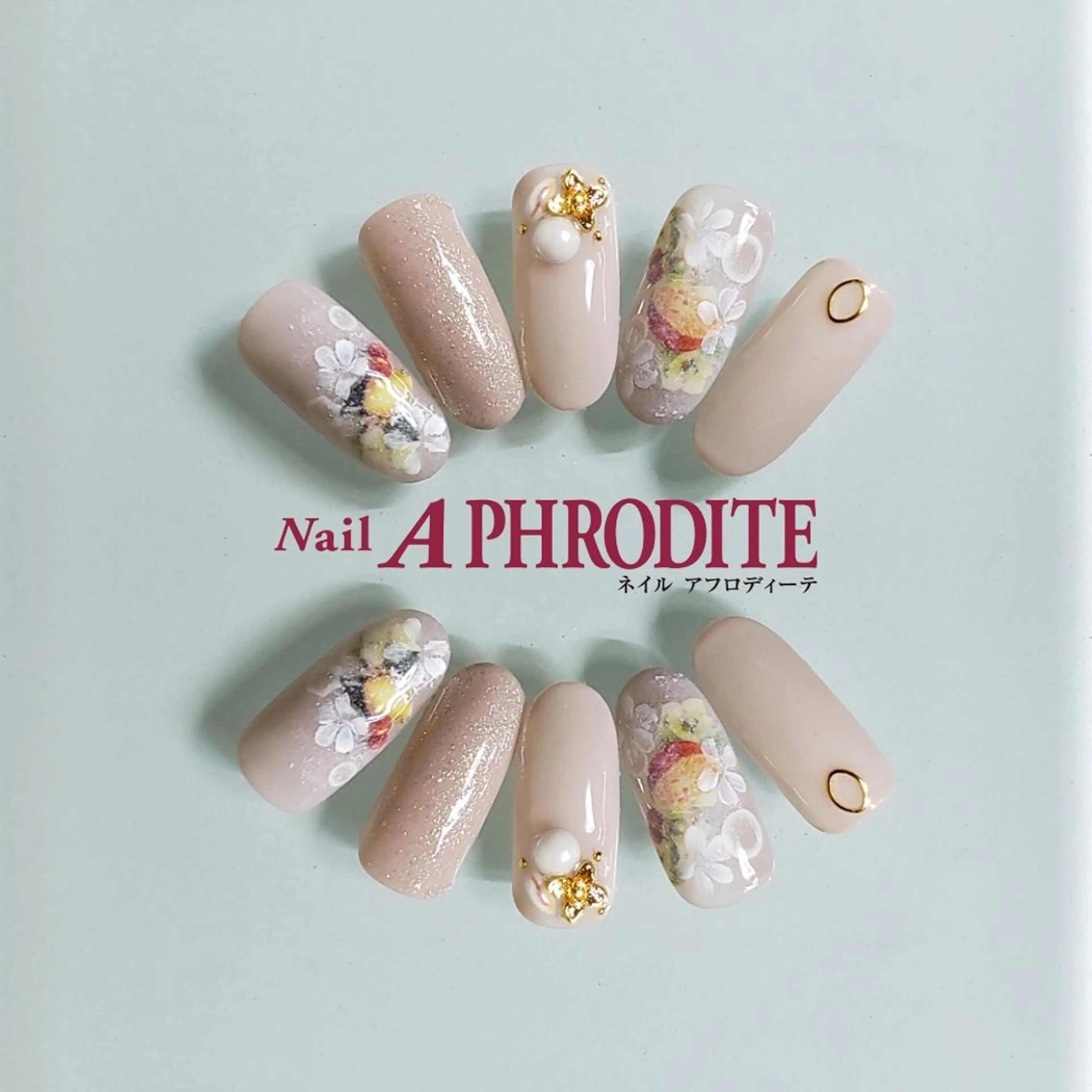 ネイル 持ち込み ニュアンスネイル ハンドネイル Nail  Aphroditeのネイルデザイン