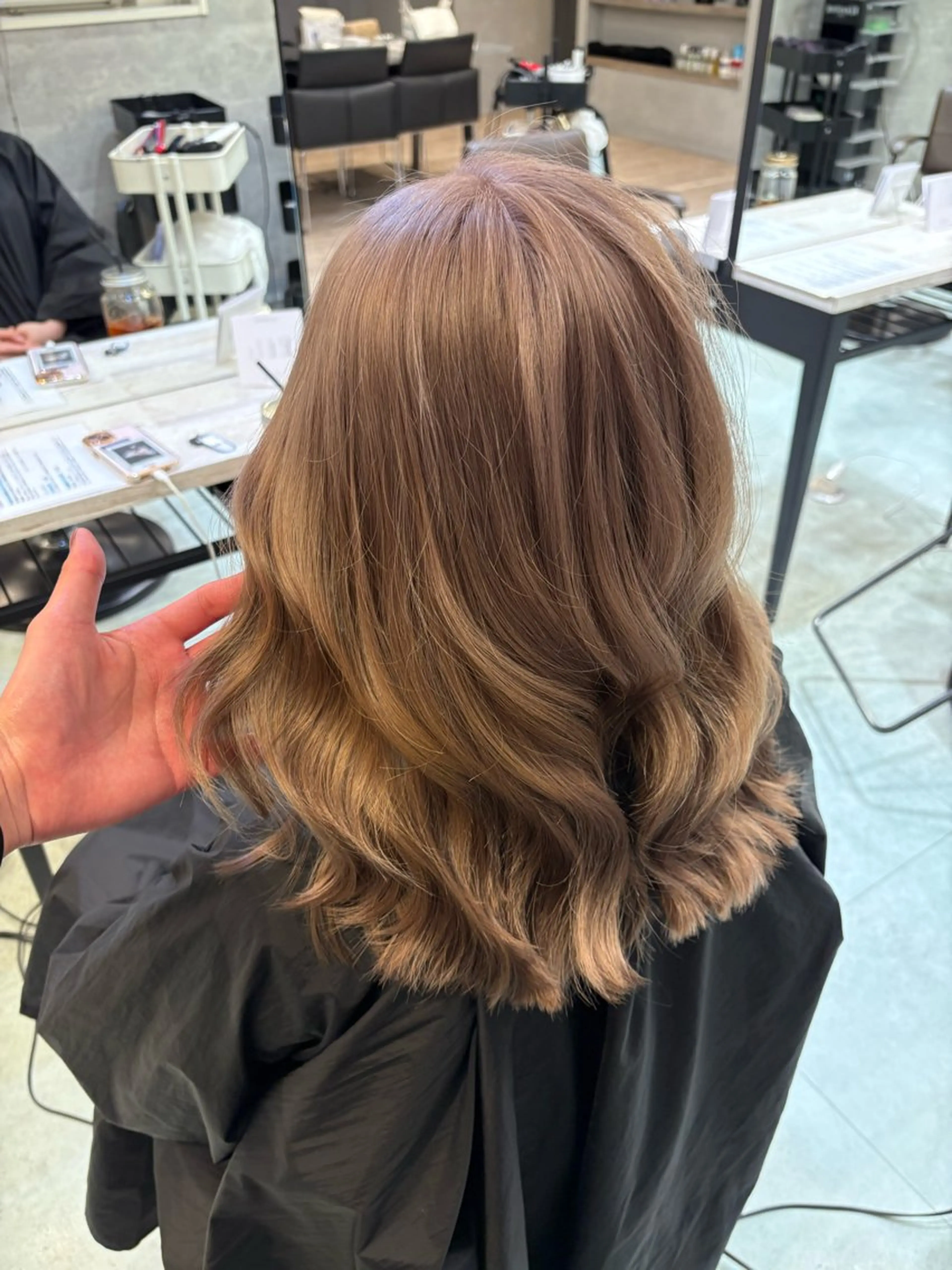 ミディアム ヘアカラー ケアブリーチ🌟 ♢WATARU♢のヘアスタイル