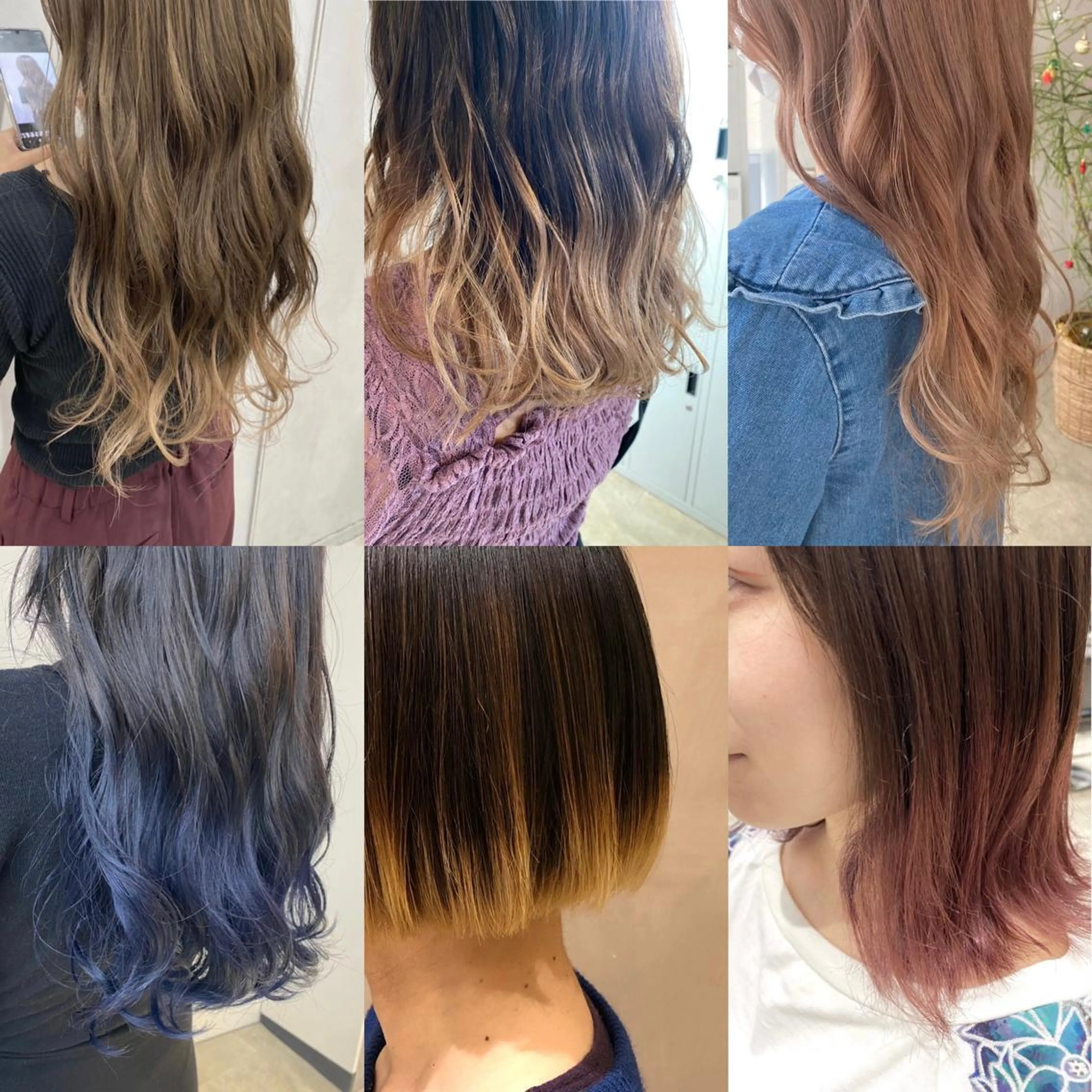 ロング カラー グラデーションカラー カット ヘアカラー トリートメント ピンク/ベージュ /似合わせ/田島百華のヘアスタイル