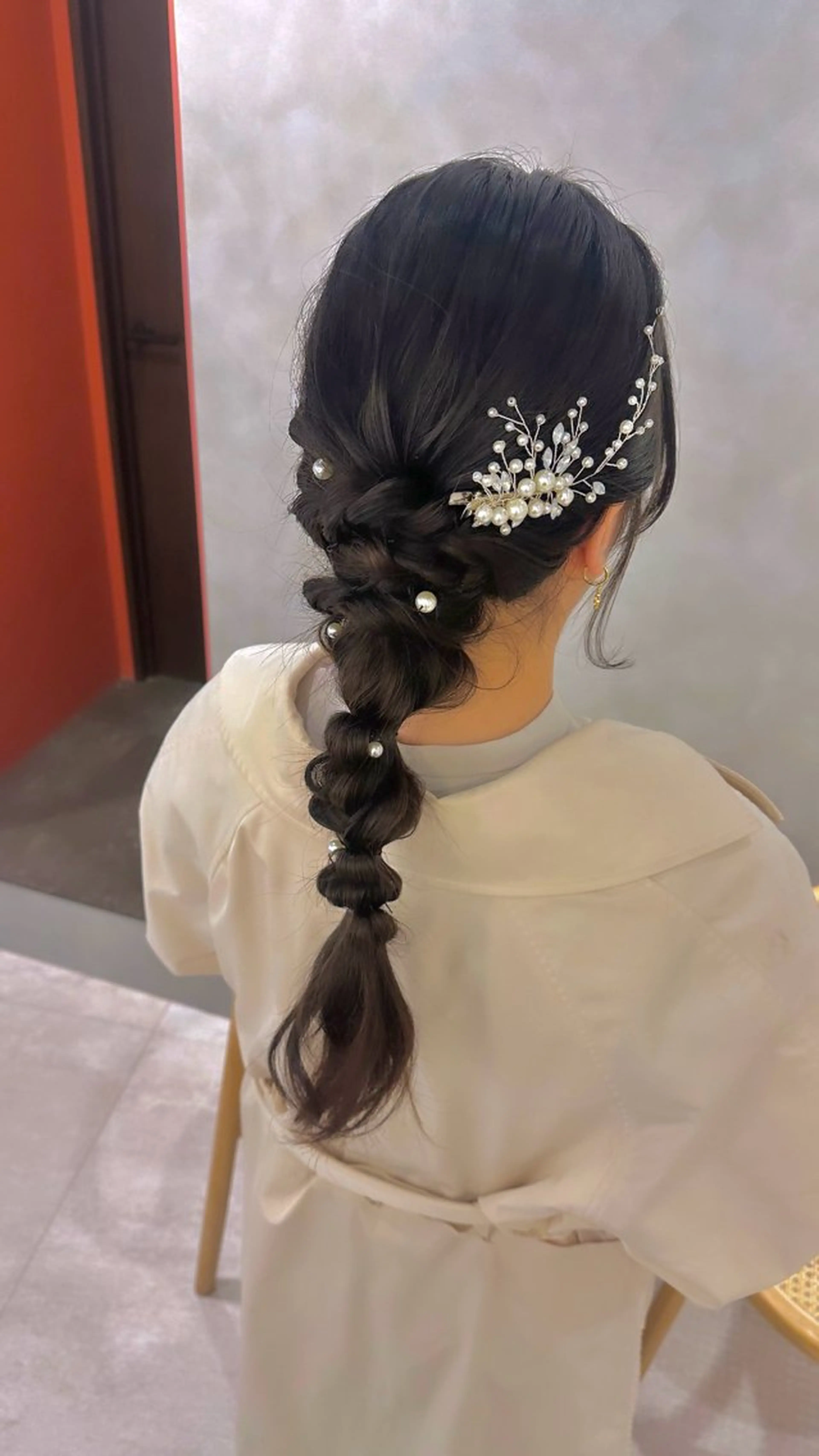 ロング ヘアセット ubu share salon所属・鈴村緋女／ヘアセット ／耳ツボジュエリーのその他イメージ