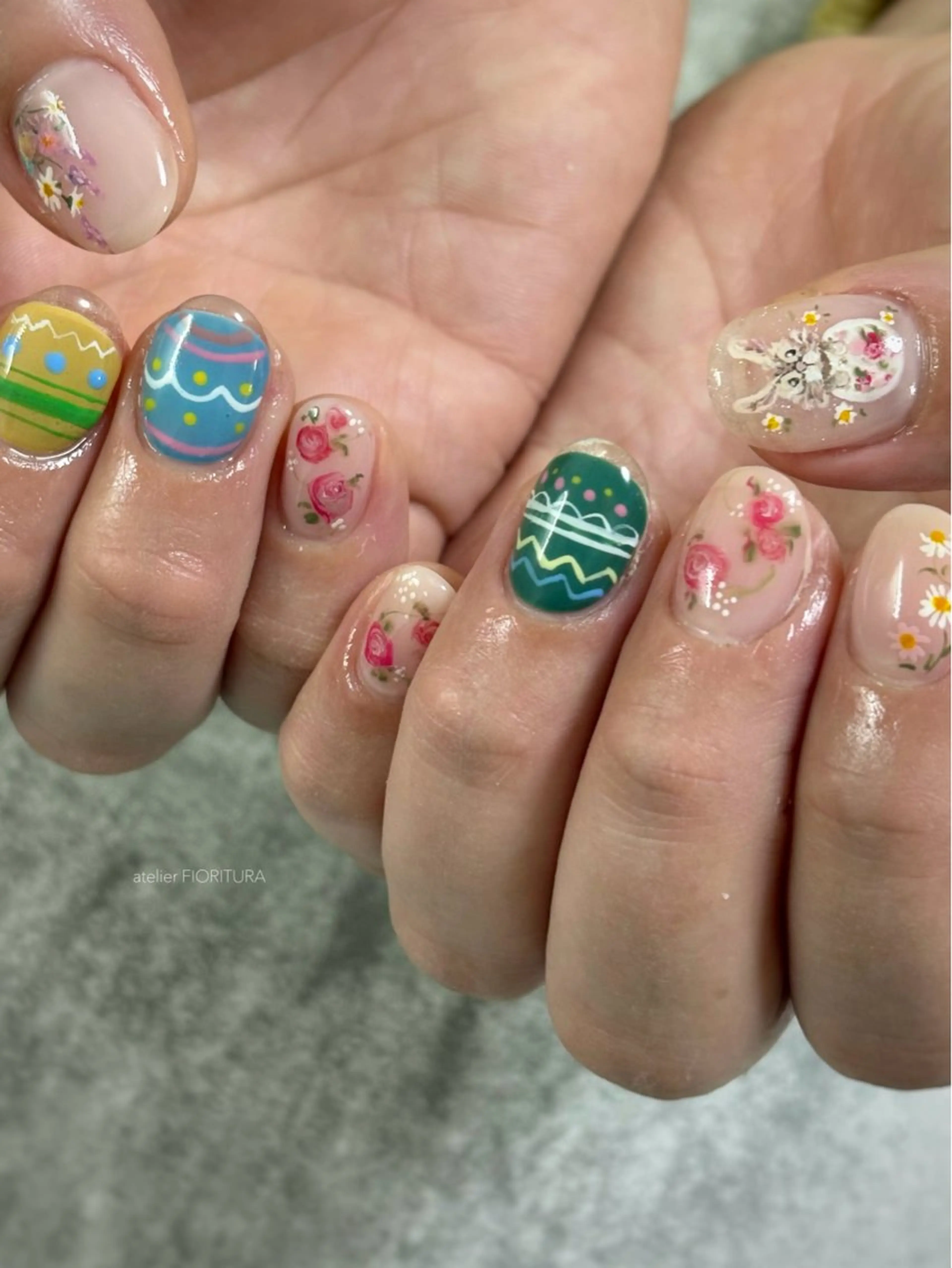 ネイル ハンドネイル FIORITURA Maikoのネイルデザイン