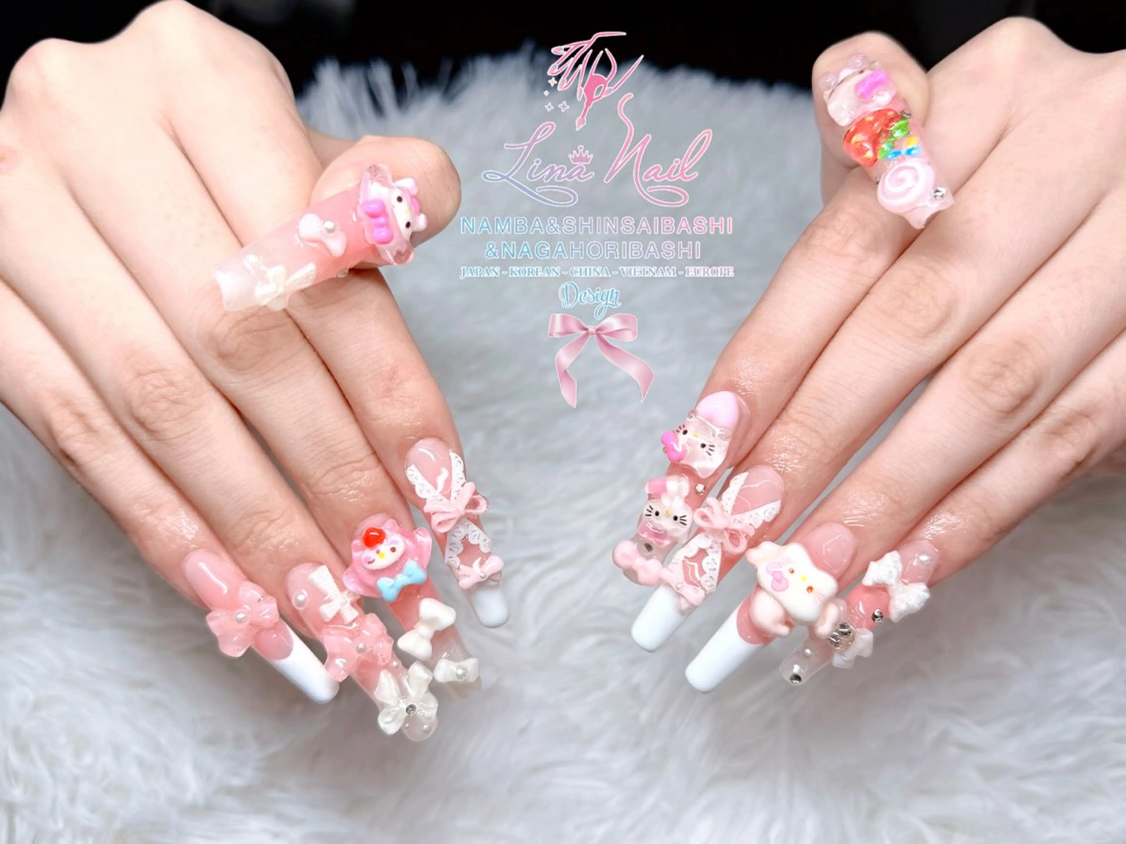 ネイル フットネイル ジェルネイル 持ち込み ネイルチップ ハンドネイル リナネイル 長堀橋店／東心斎橋店のネイルデザイン