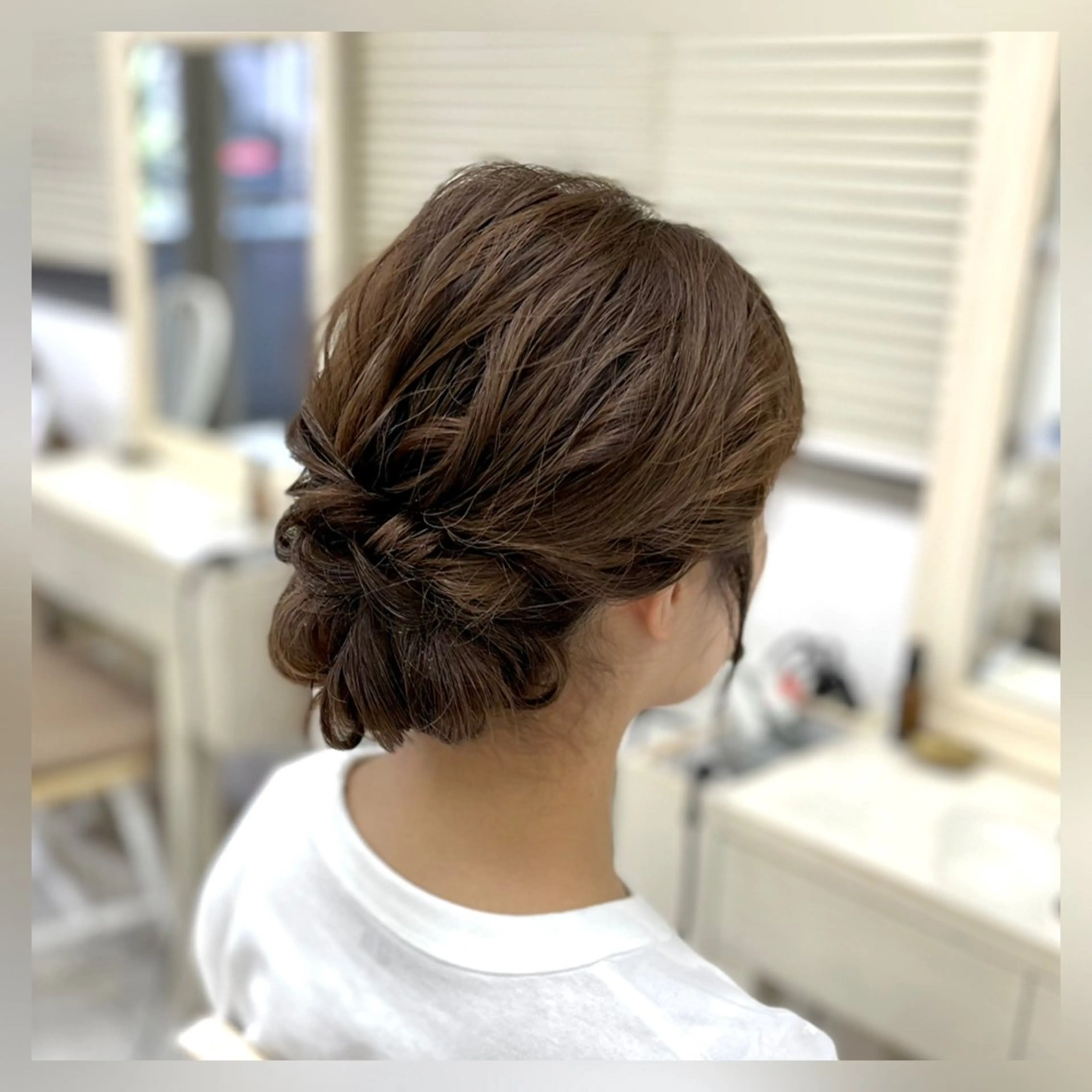 ヘアアレンジ 似合わせヘアメイク 💐オダギリチアキのヘアスタイル