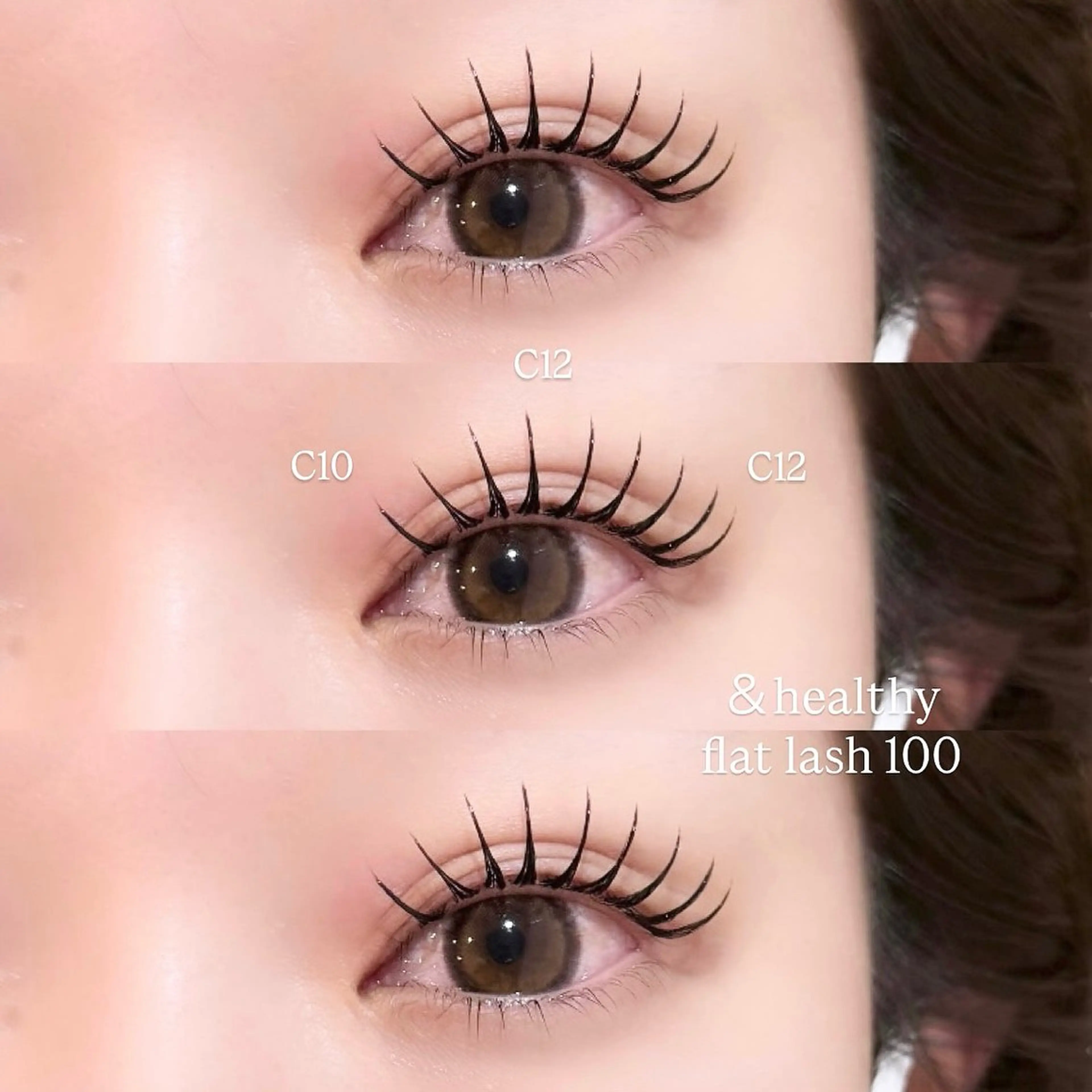 マツエク・マツパ フラットラッシュ マツエク 千島 里歩のマツエク・マツパデザイン