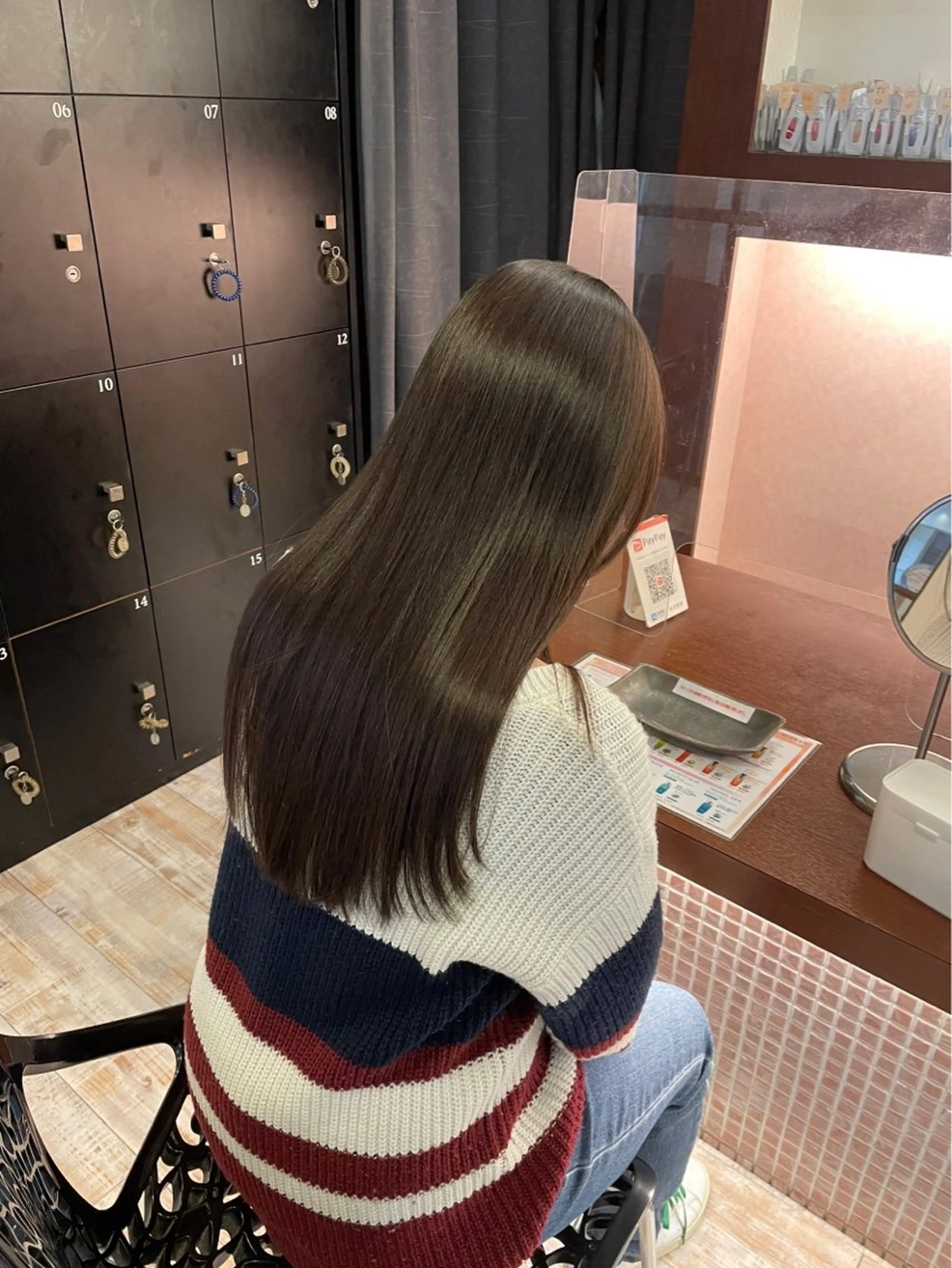 ロング カット ヘアカラー トリートメント KANA🌷 髪質改善のヘアスタイル