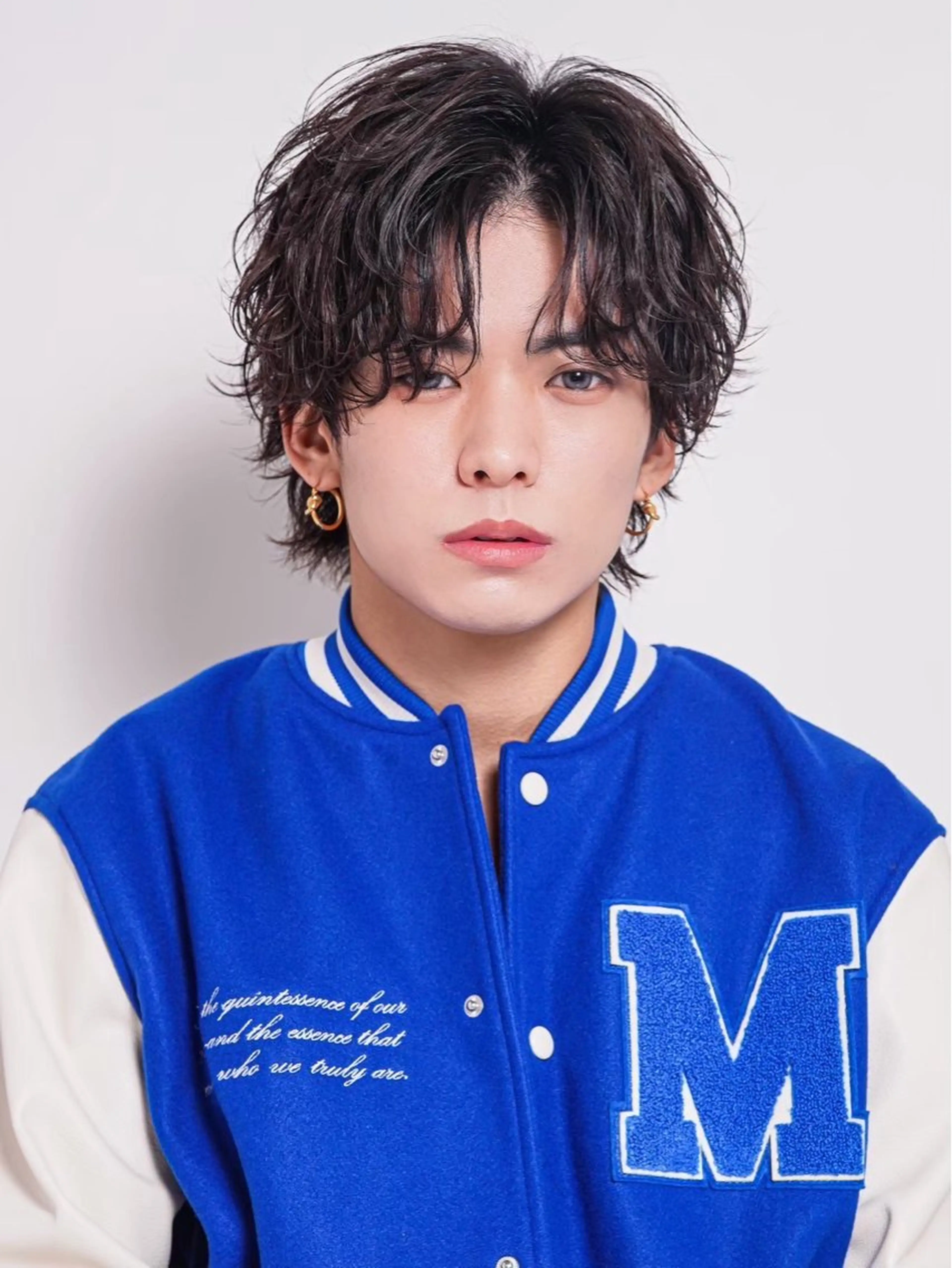 ミディアム パーマ メンズ カット パーマ SENSE所属・⛓メンズ特化⛓ あすみのヘアスタイル