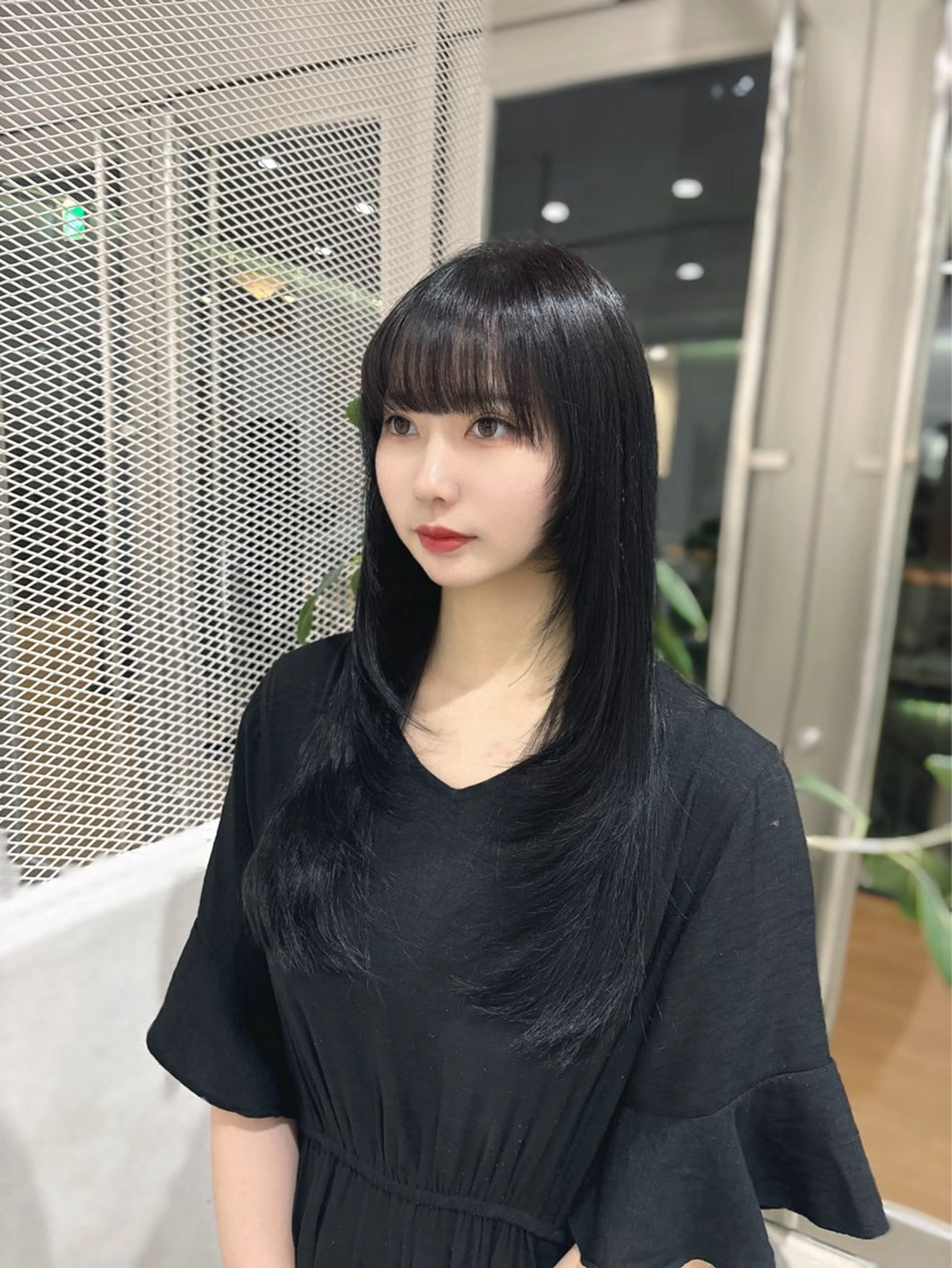 ロング カラー レイヤーカット noe sikika所属・sho/ 名古屋/栄/韓国ヘアのヘアスタイル