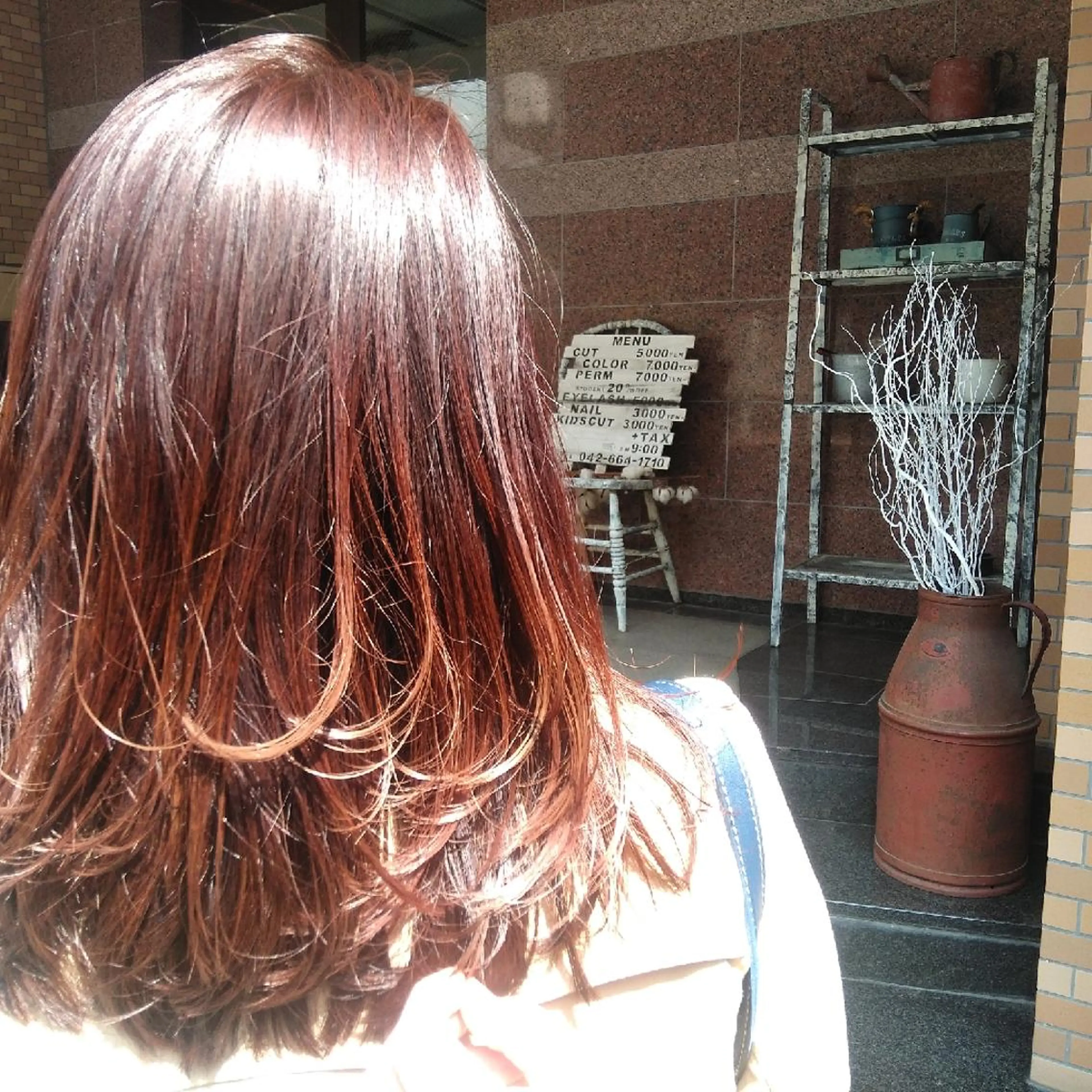 ミディアム カラー ヘアアレンジ マツエク・マツパ ピンクカラー カラーマツエク Roa所属・🪞🫧豊田美優/ まつげパーマ🫧🪞のマツエク・マツパデザイン