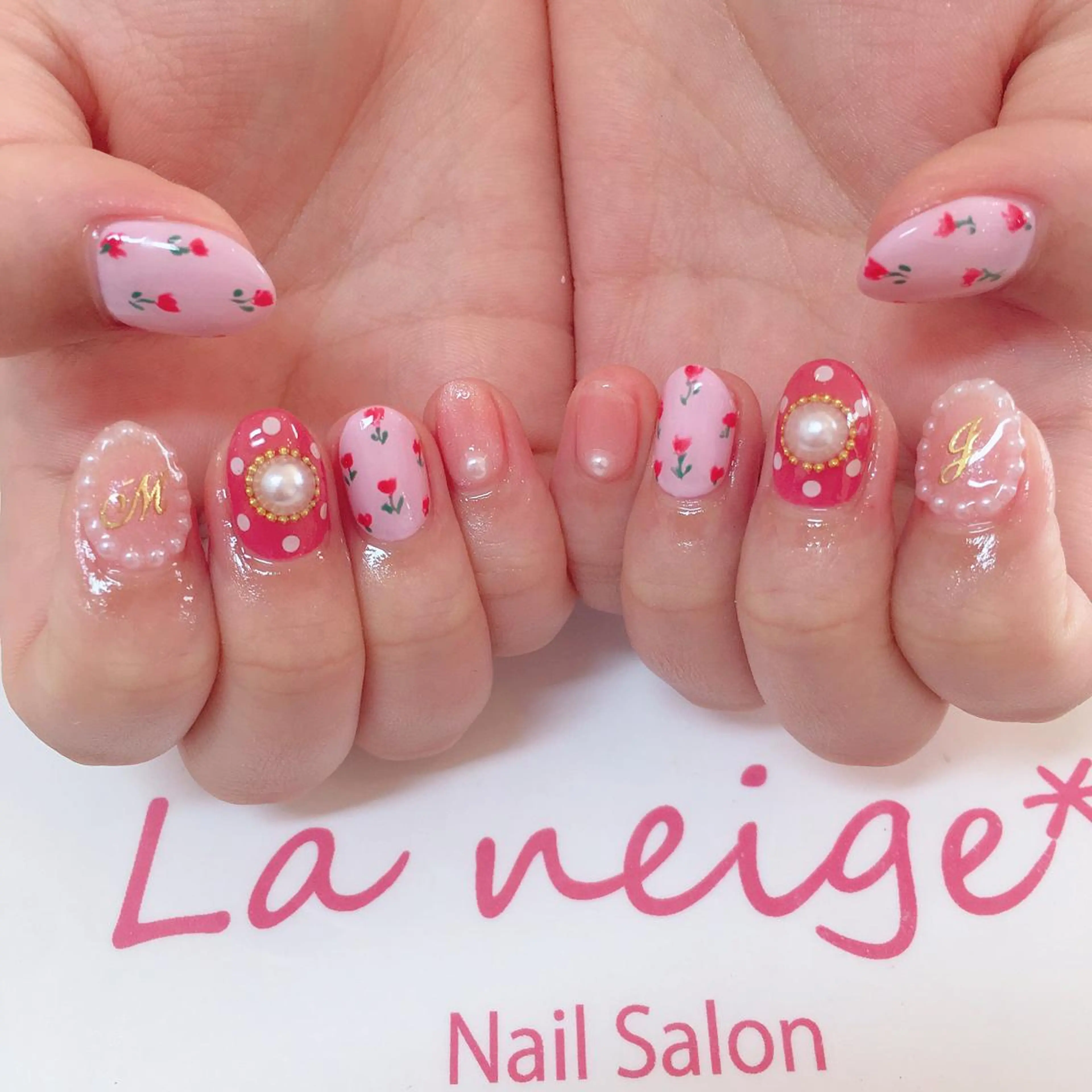 ネイル La neige* yuki 🥯🍑のネイルデザイン