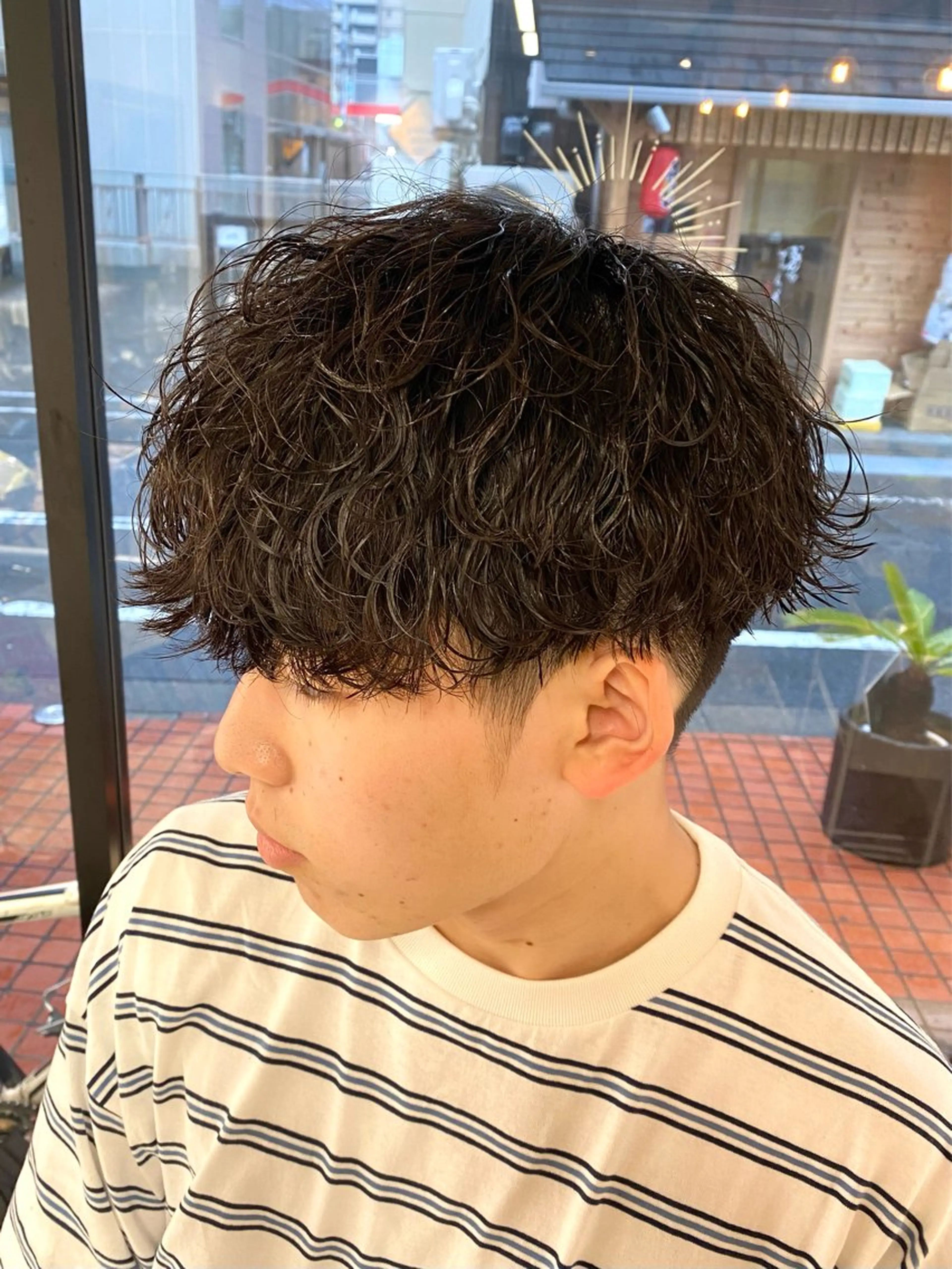 パーマ メンズ メンズパーマ 波巻きパーマ メンズパーマ/鈴木 雅也/メンズカットのヘアスタイル