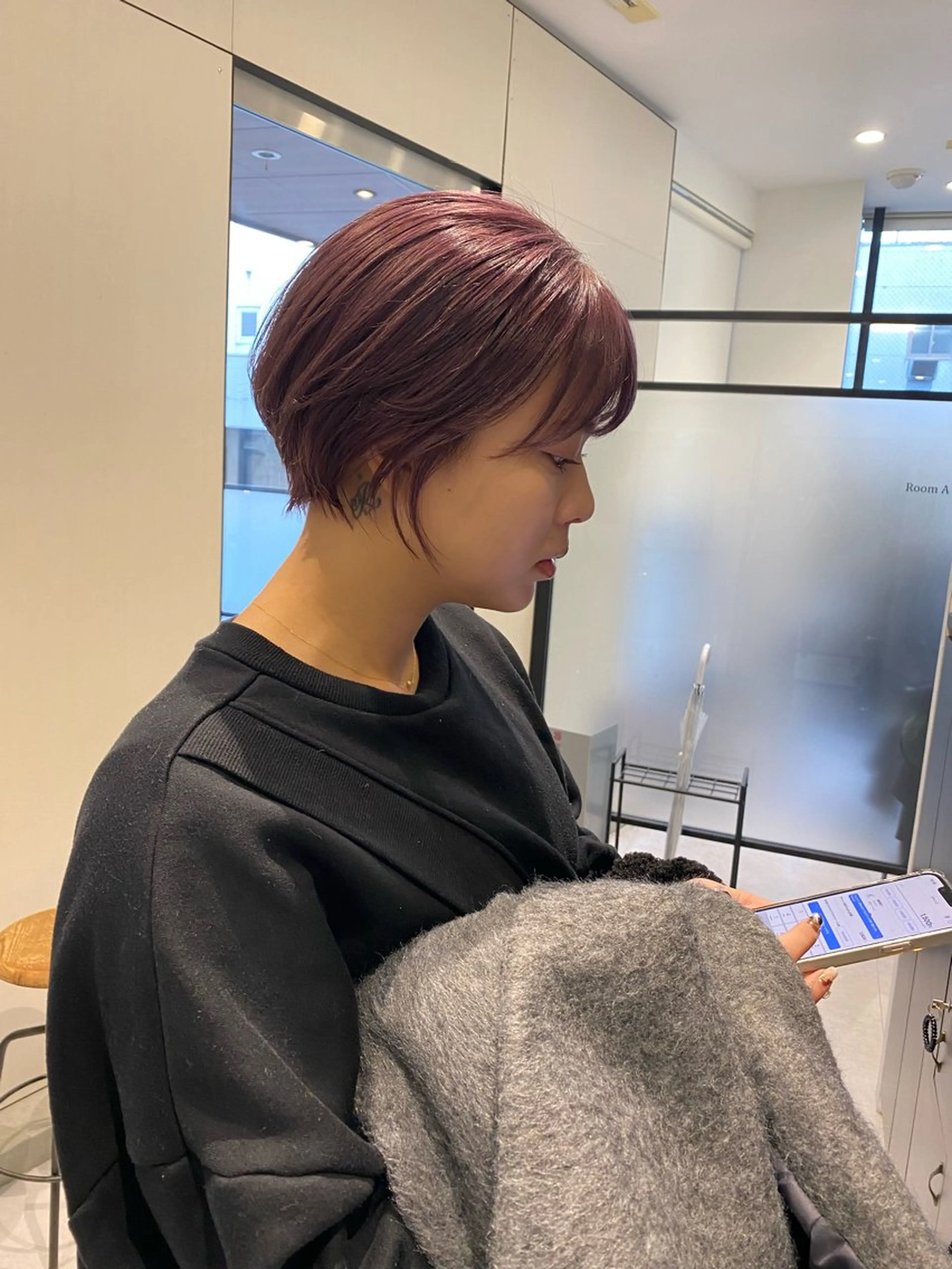 ショート カラー カット ヘアカラー 吉武 茂暉のヘアスタイル