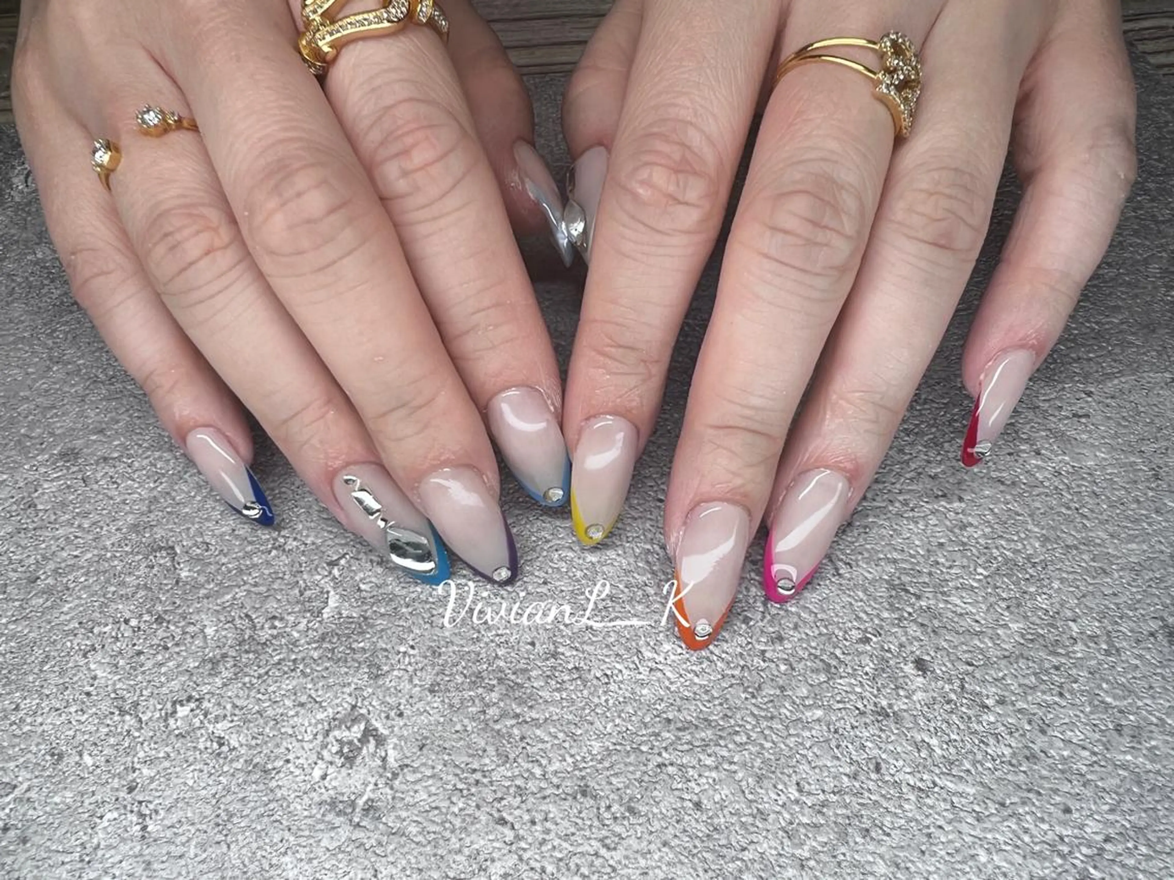 ネイル 🍉Vivian🌴 LK🍉のネイルデザイン