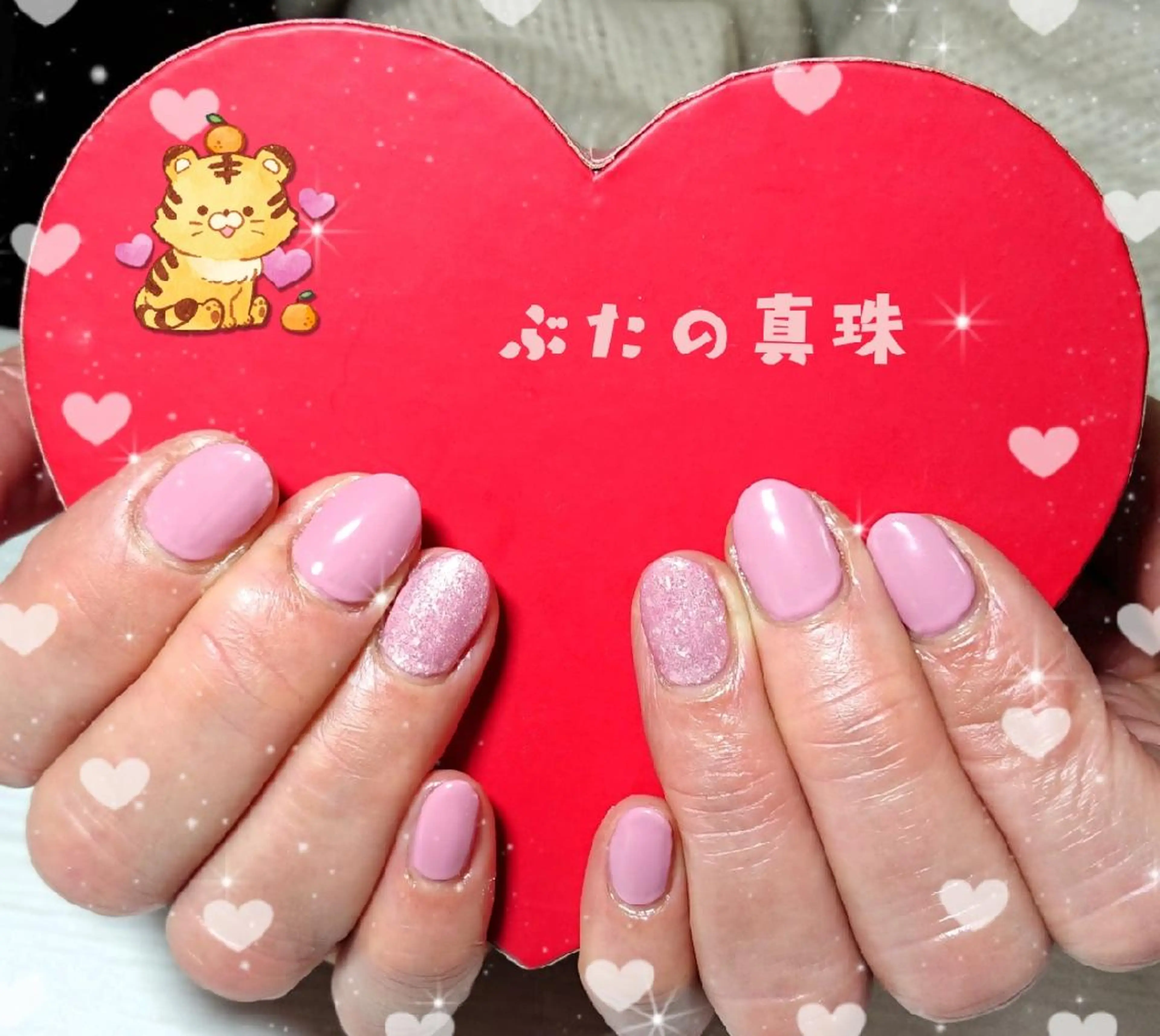 ネイル ピンク ハンドネイル 林 珠里のネイルデザイン