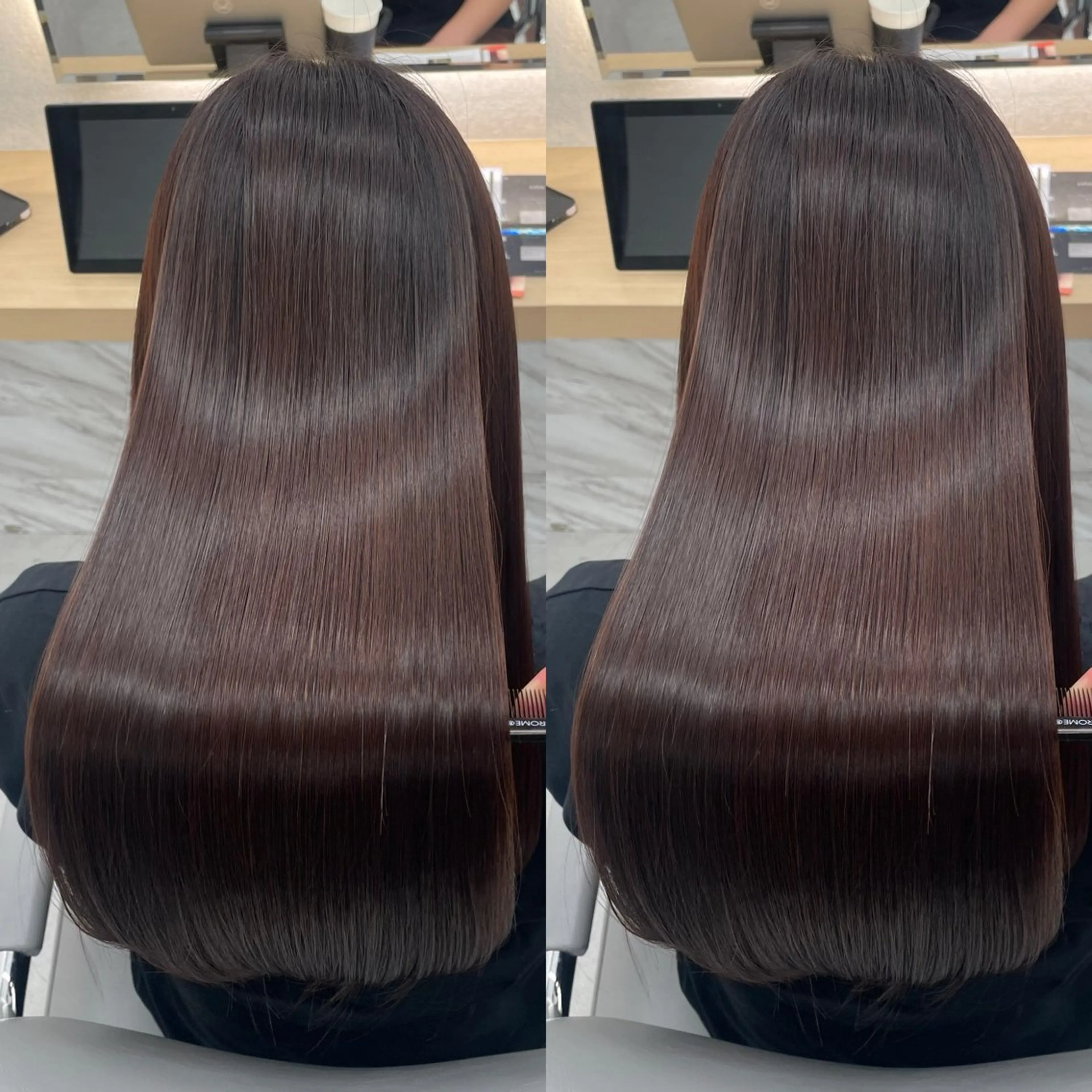 ロング カット ヘアカラー トリートメント 新宿No.1艶髪矯正 美艶カラー/FUKAのヘアスタイル