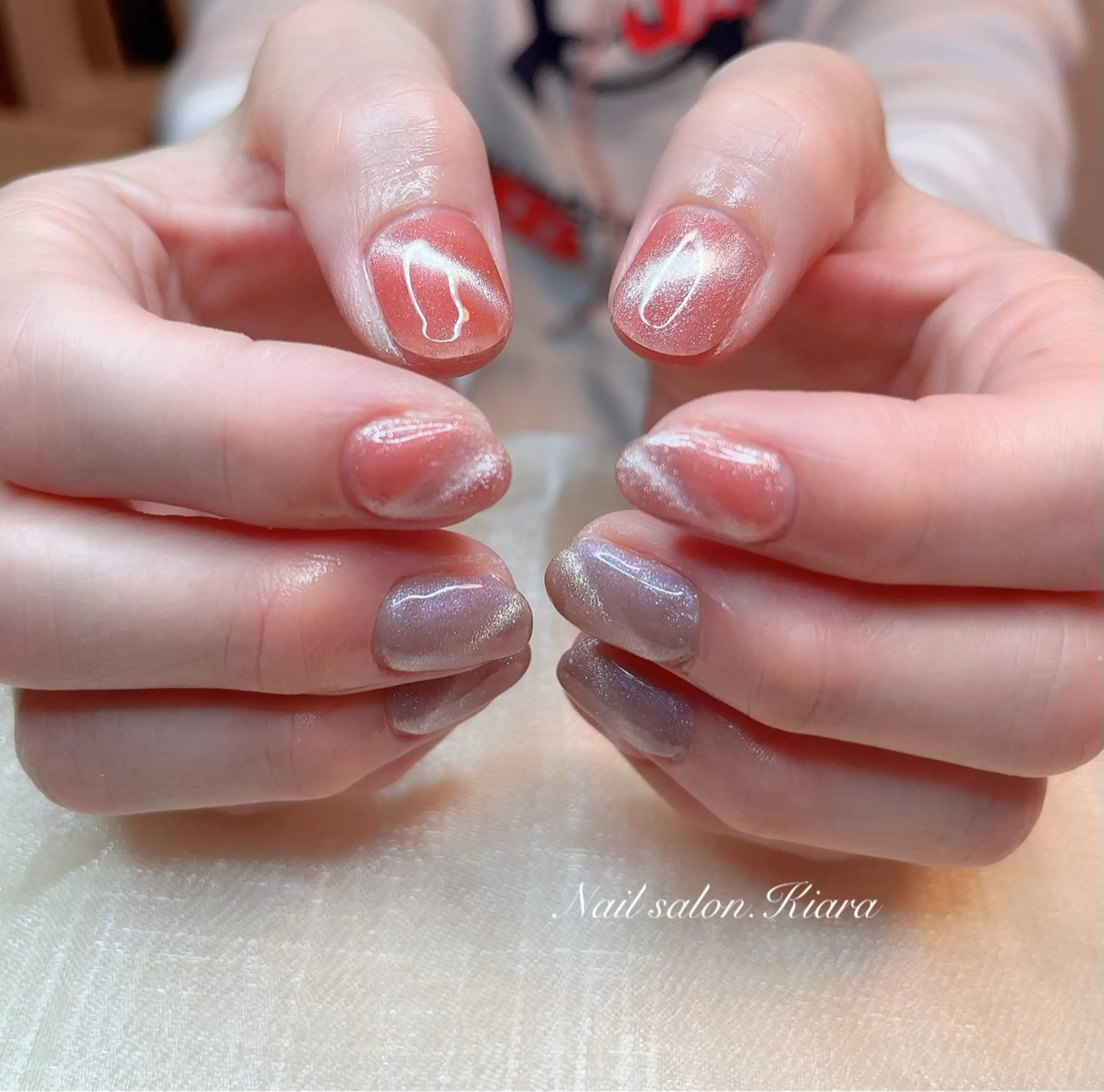 ネイル マグネットネイル 🍭Kiara Nail🍭のネイルデザイン