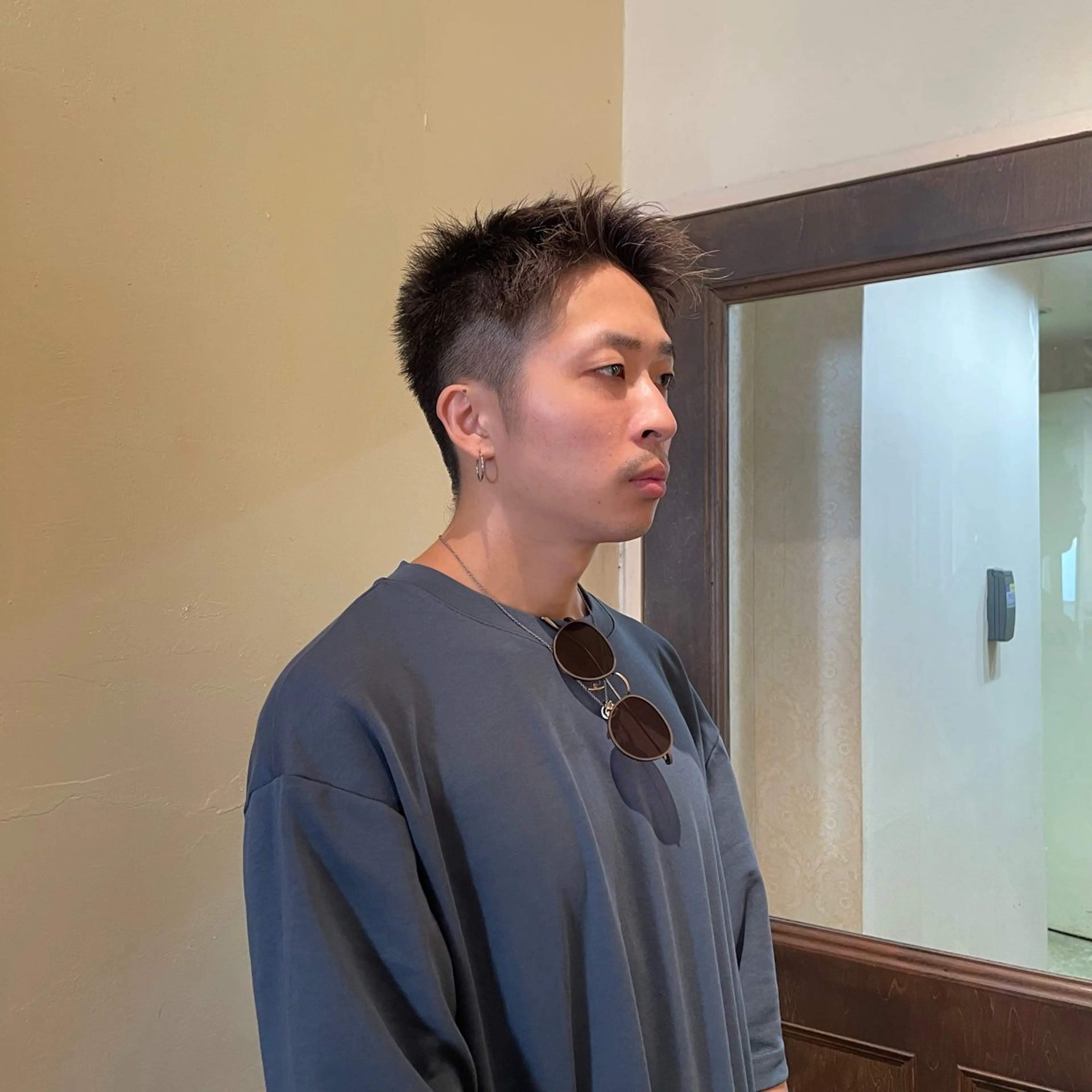 メンズ 髪質改善カラー ベージュ🤎YUMEのヘアスタイル