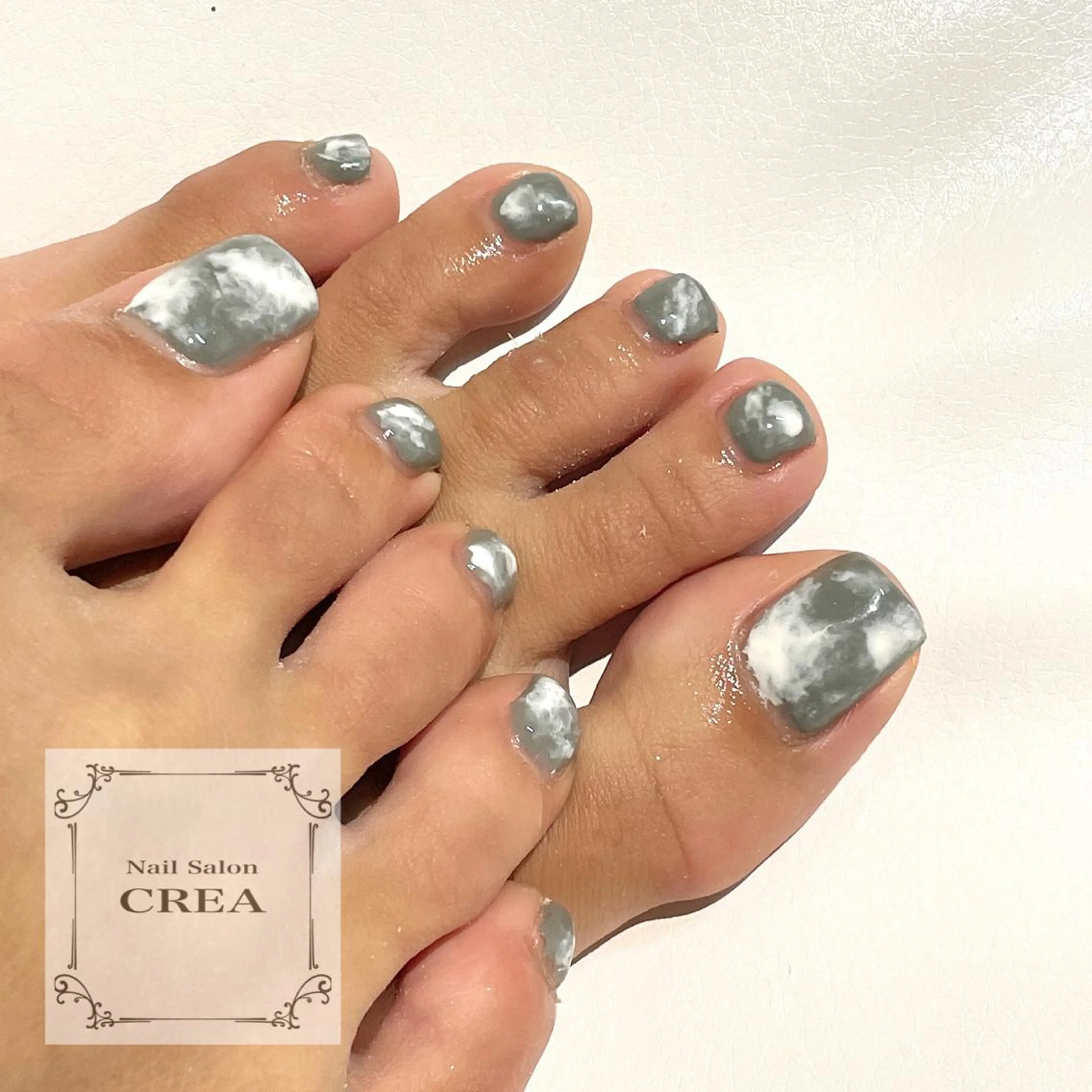 ネイル ジェルネイル フットネイル NailSalon CREAのネイルデザイン