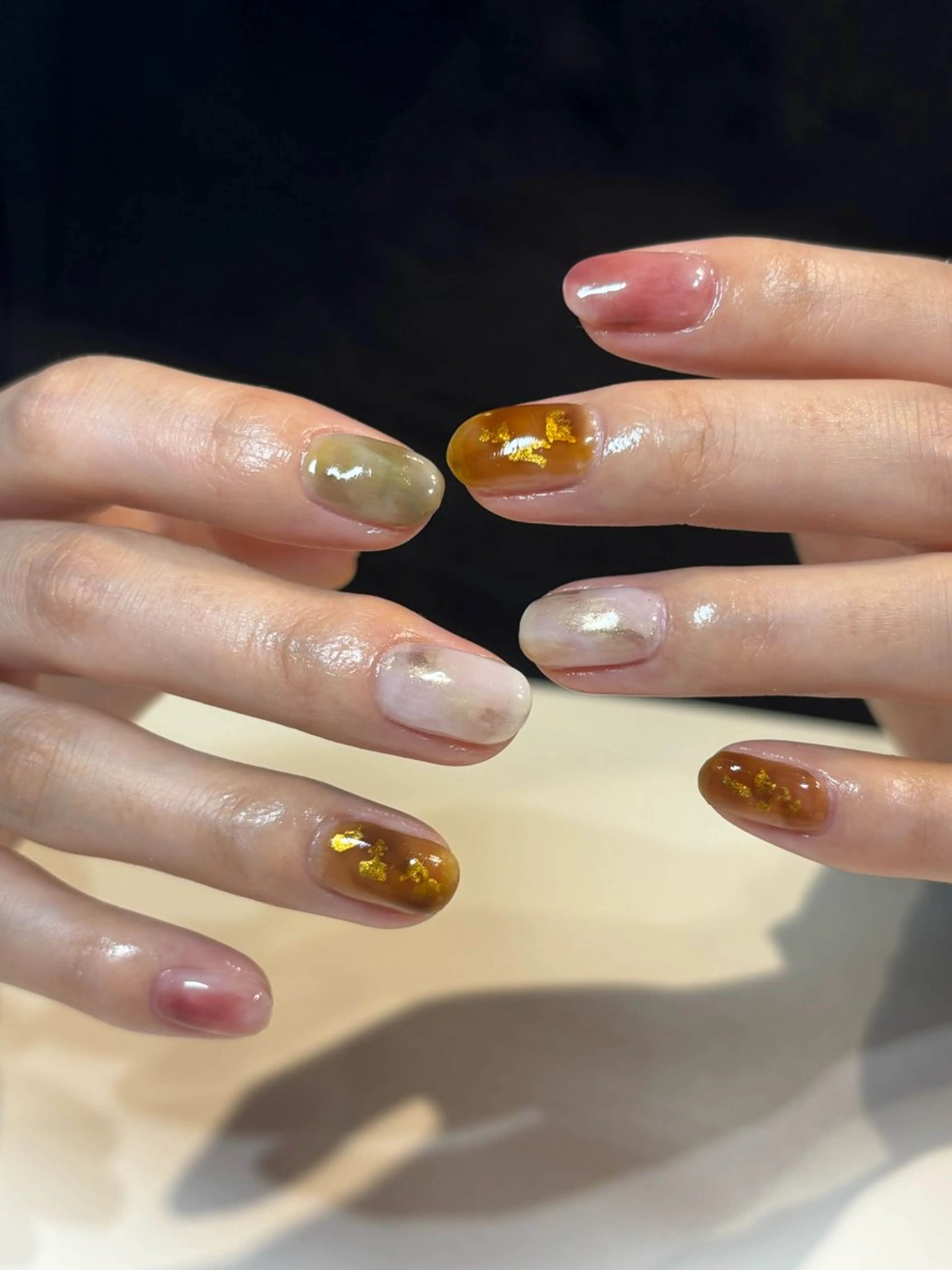 ネイル フットネイル フレンチネイル ジェルネイル グラデーション マグネットネイル ハンドネイル ヘアー.ネイル二刀流 misa🫧のヘアスタイル