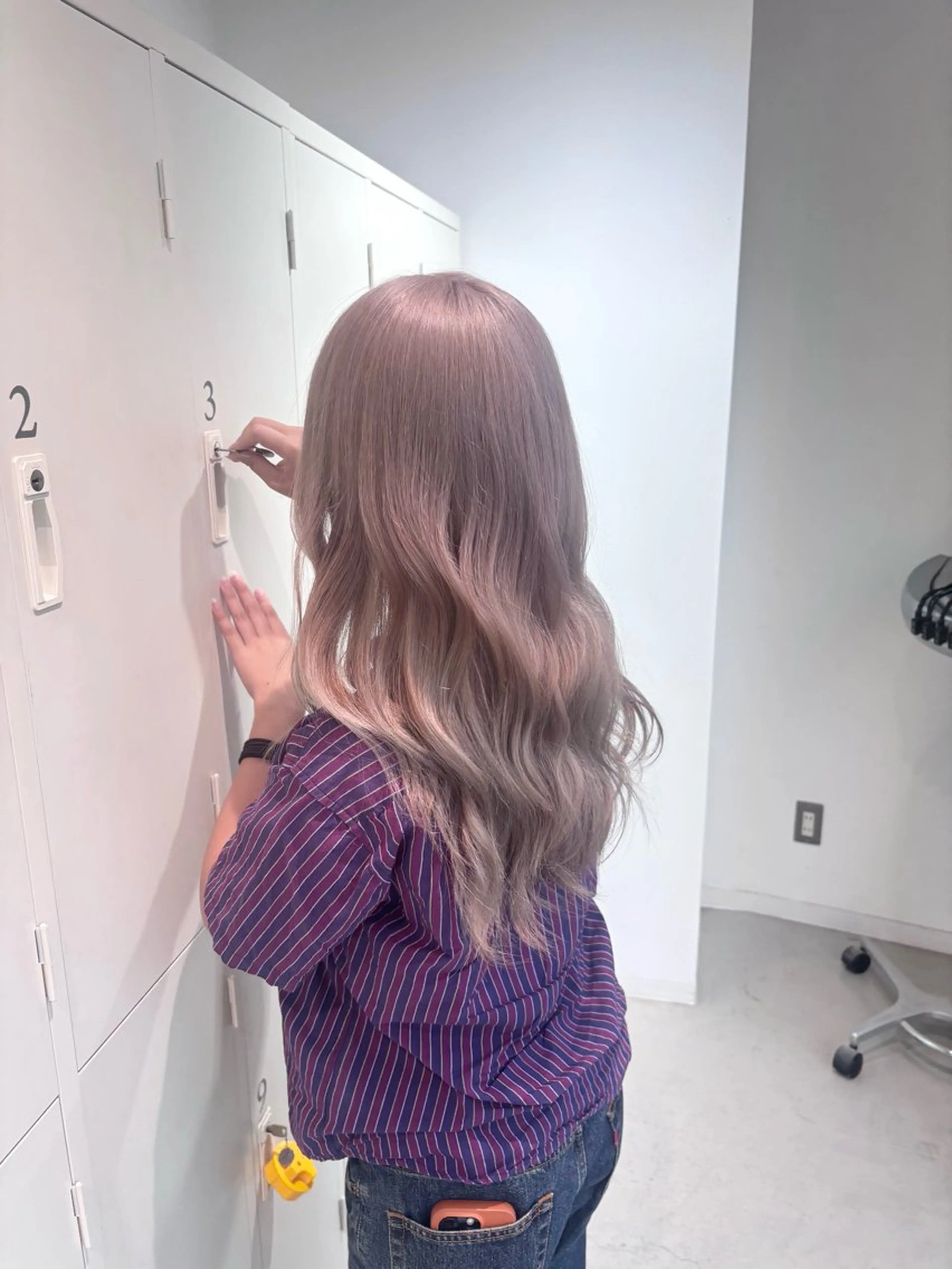 ロング カラー カット ヘアカラー トリートメント EIGHT ／SHU🩶のヘアスタイル