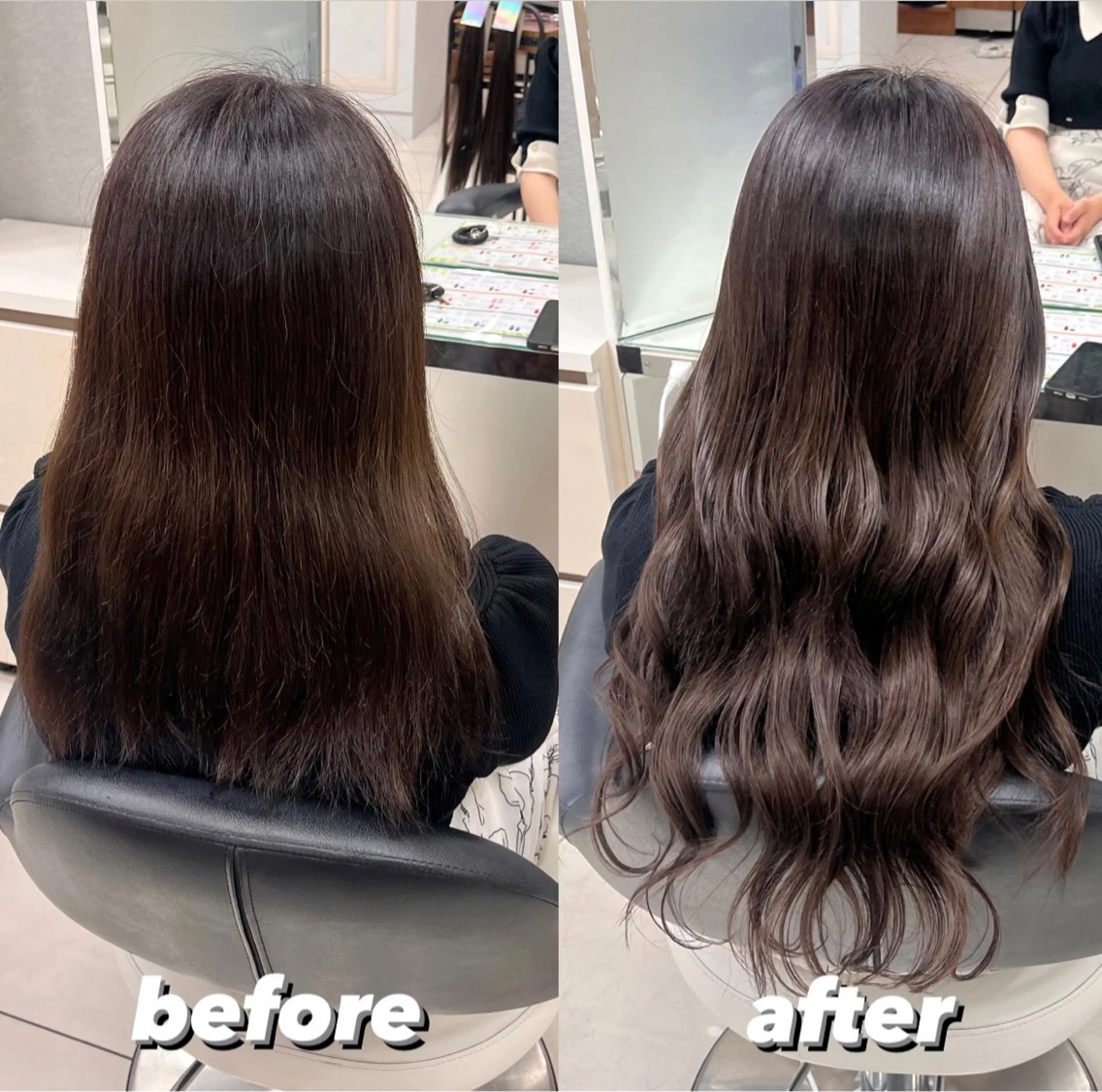 【ご新規様限定】ミディアム 長さ出しプレミアム60～80本 調整カット込み🎀の写真