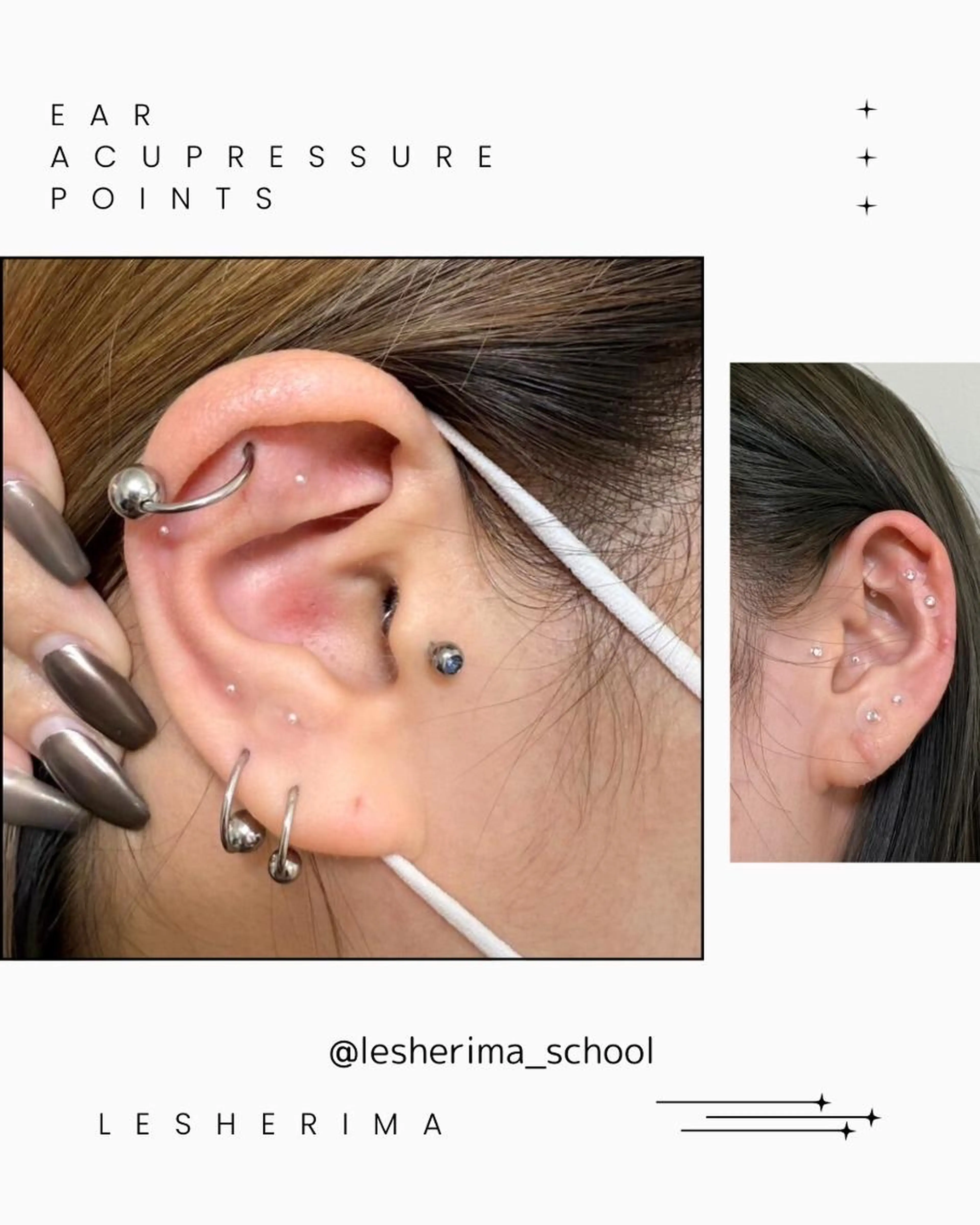 【耳ツボジュエリー💎】話題の耳ツボジュエリー両耳10箇所の写真