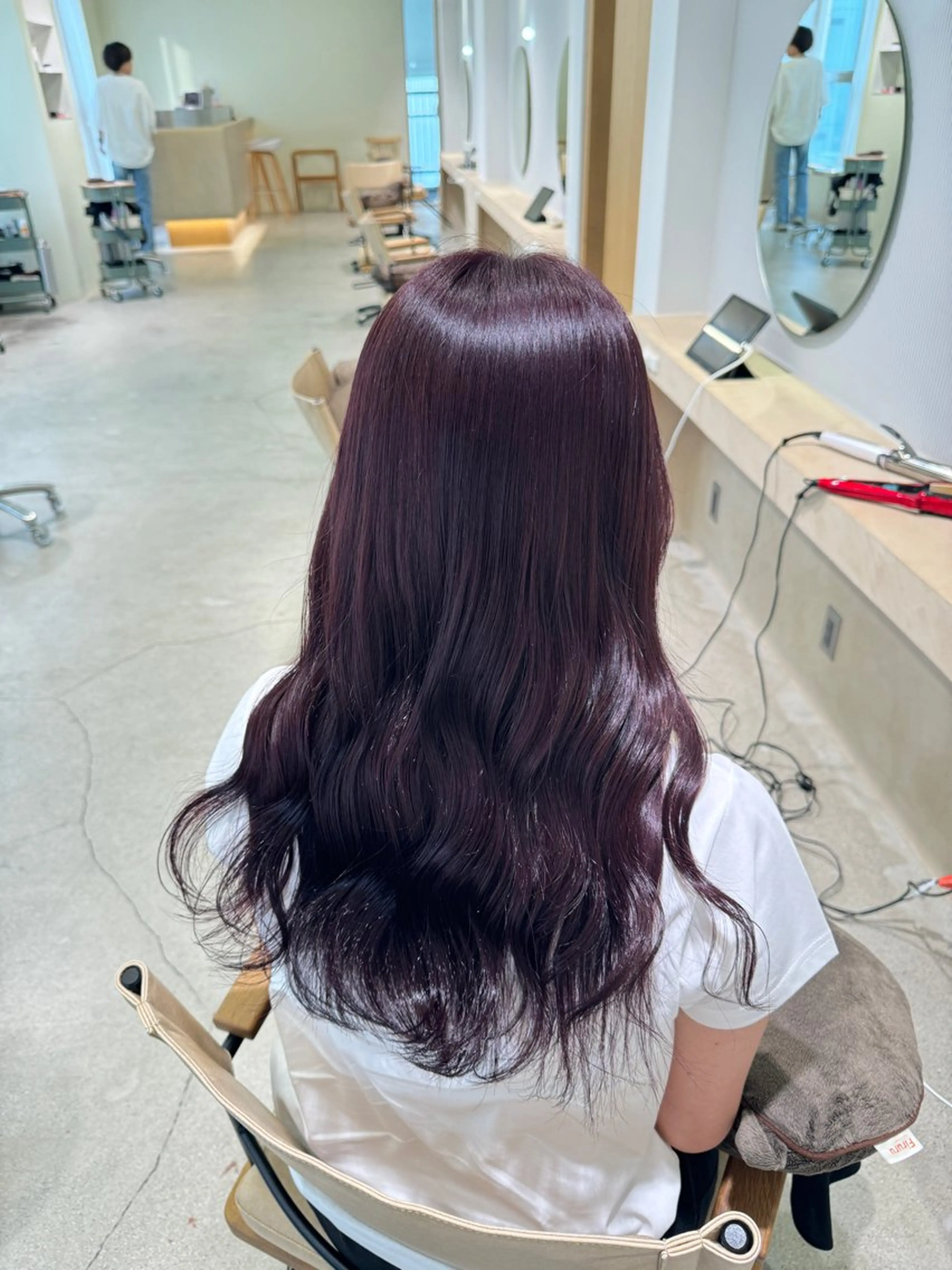 カラー ヘアカラー トリートメント ulu名古屋栄所属・落合しほ/韓国ヘア/ 髪質改善/縮毛矯正のヘアスタイル