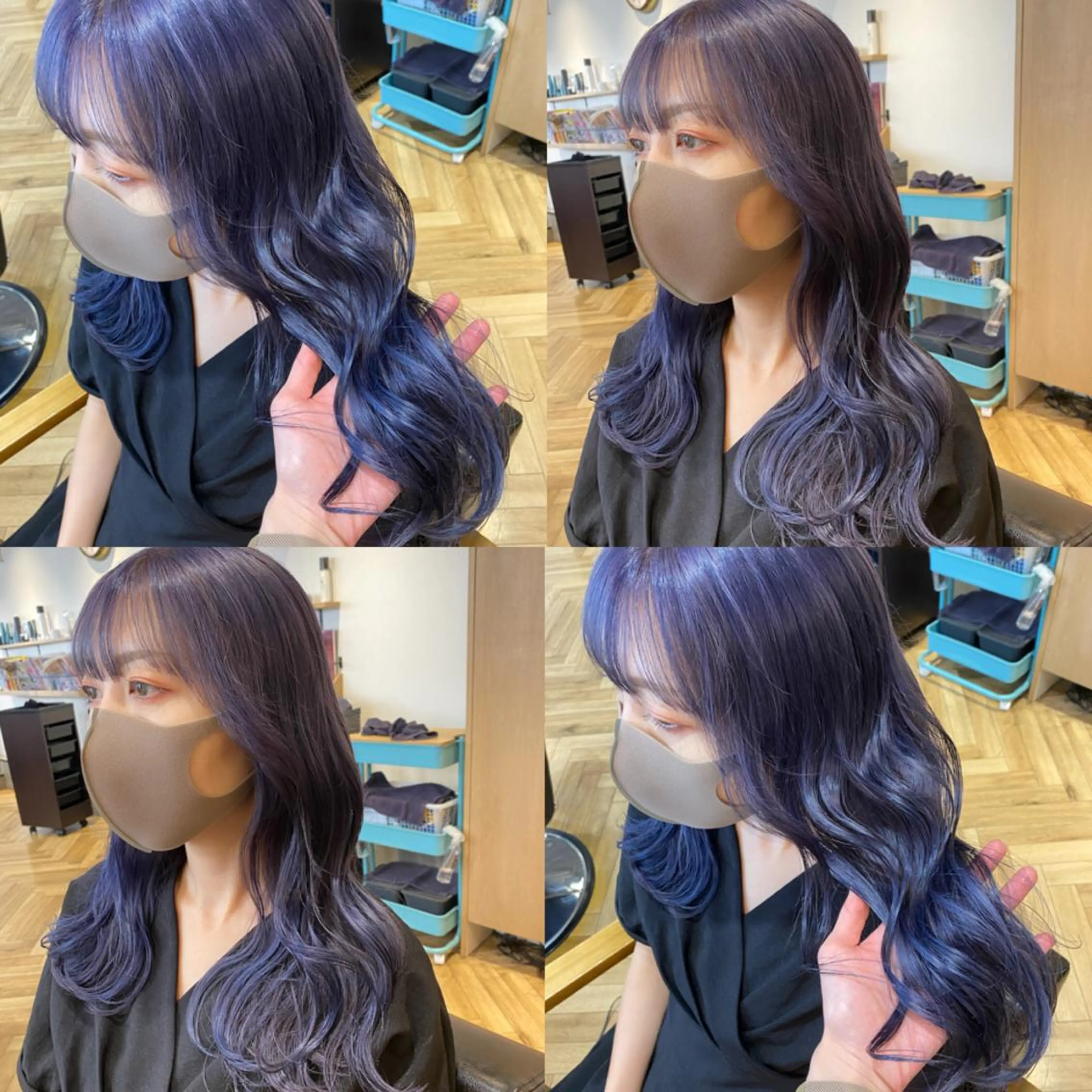 ロング カラー 艶カラー/韓国顔周り 🎀mamiのヘアスタイル