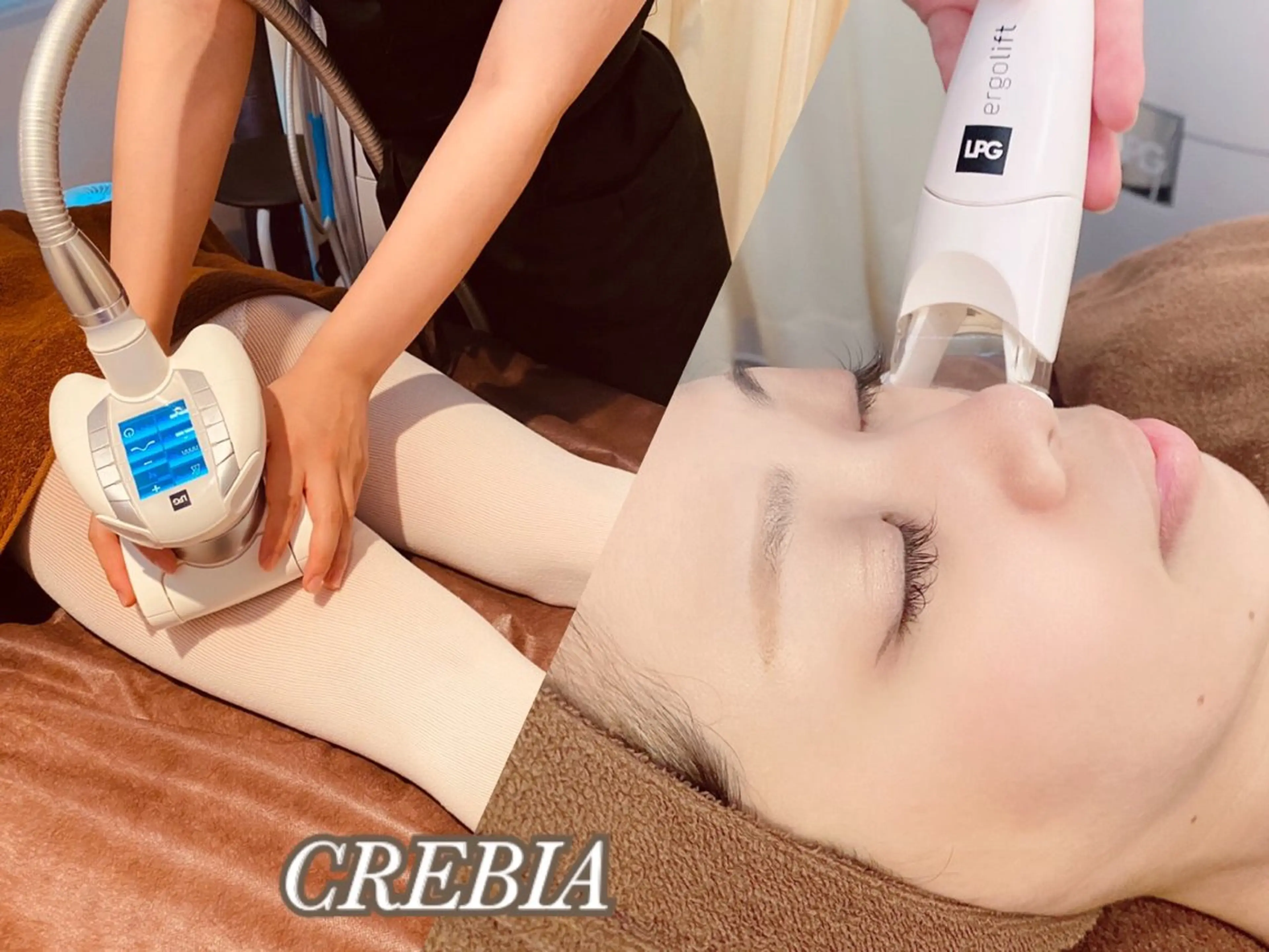 🧖🏻‍♀️🤍【全身/お顔のむくみ＆たるみ改善】エンダモロジーBODY＋FACE 60分 ¥5200の写真