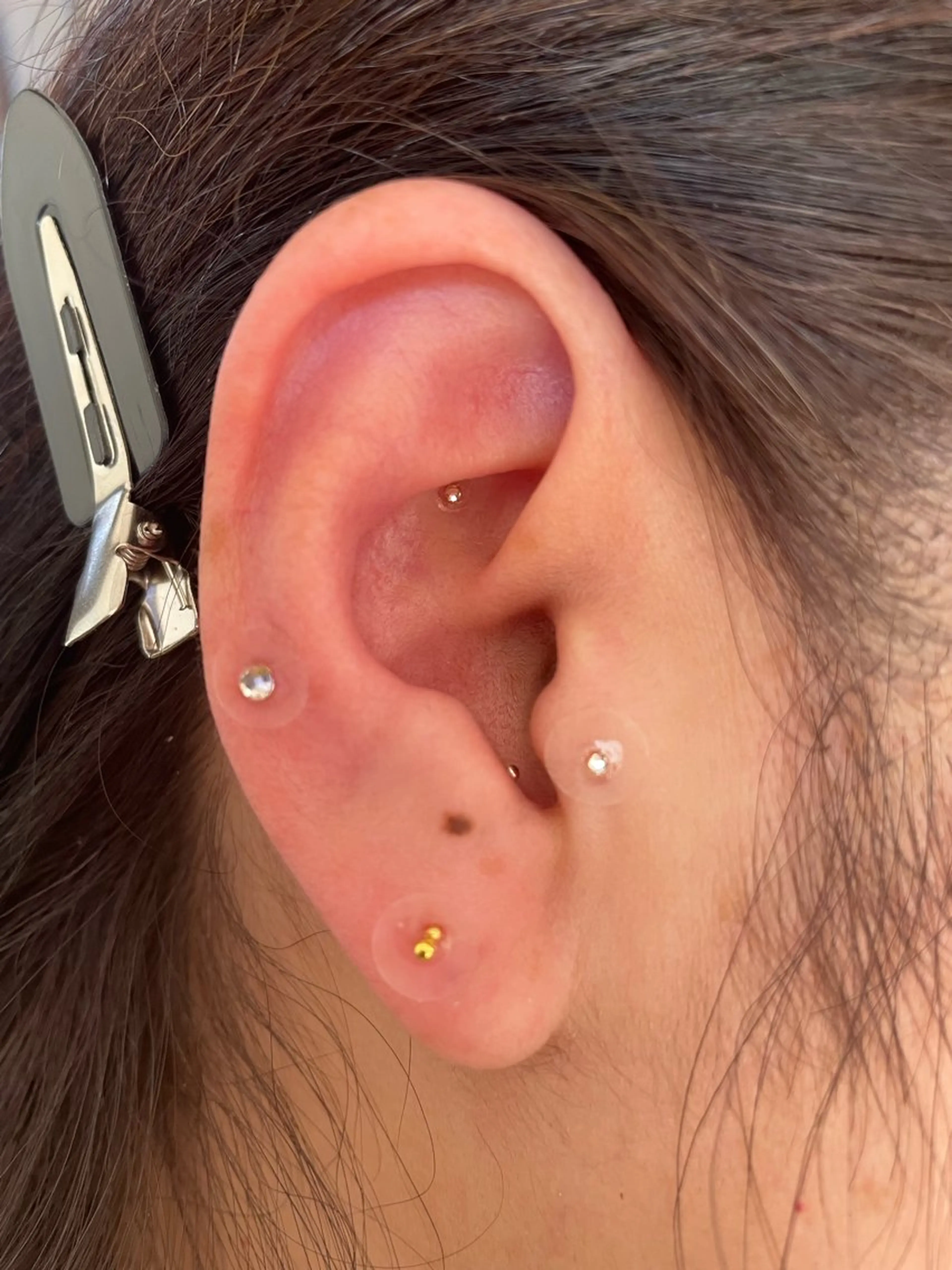 Mi-roomネイル 耳ツボジュエリーのネイルデザイン