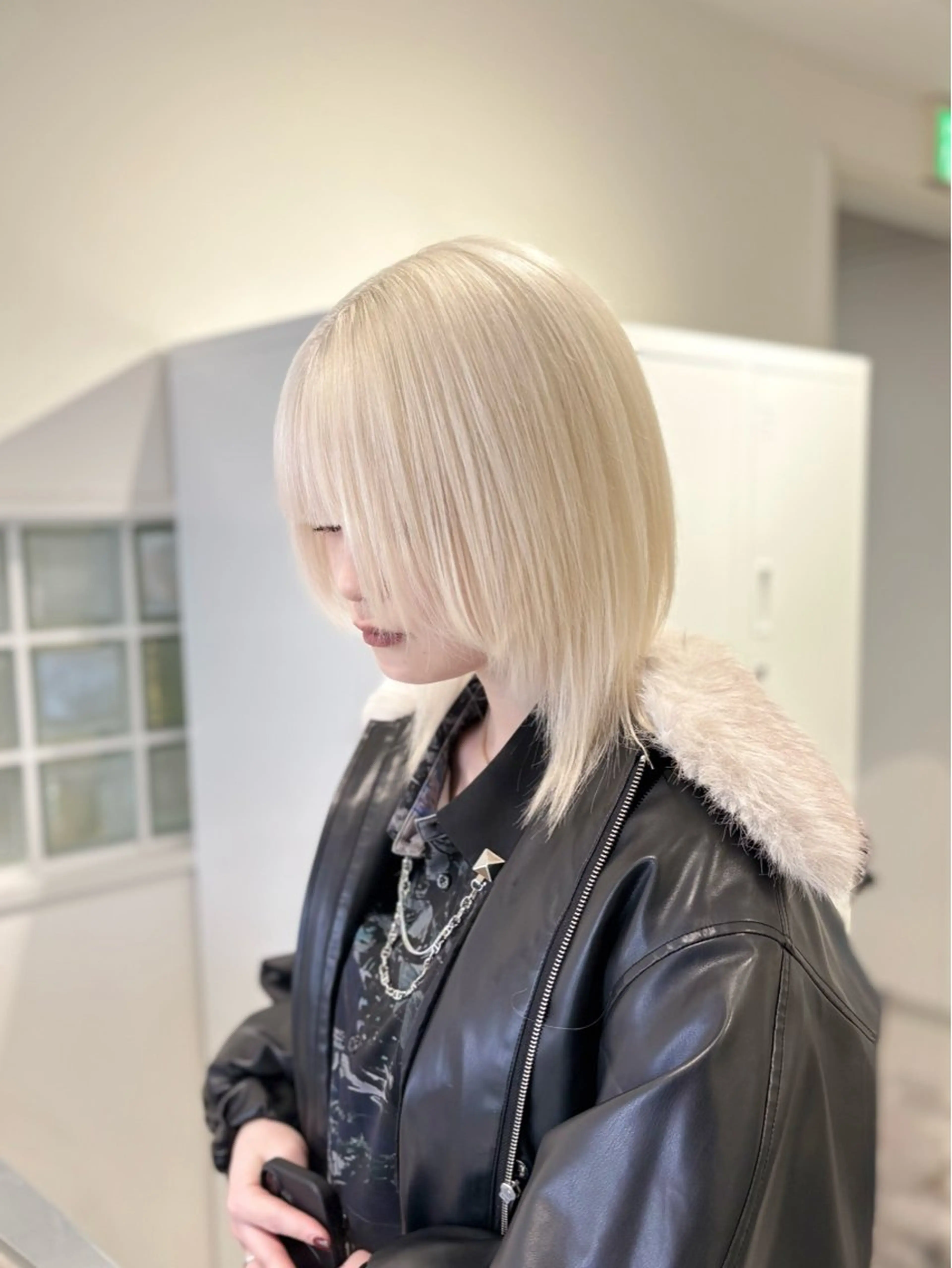 セミロング カラー カット ヘアカラー トリートメント GaKu/ハイトーン /ブリーチ/レイヤーのヘアスタイル