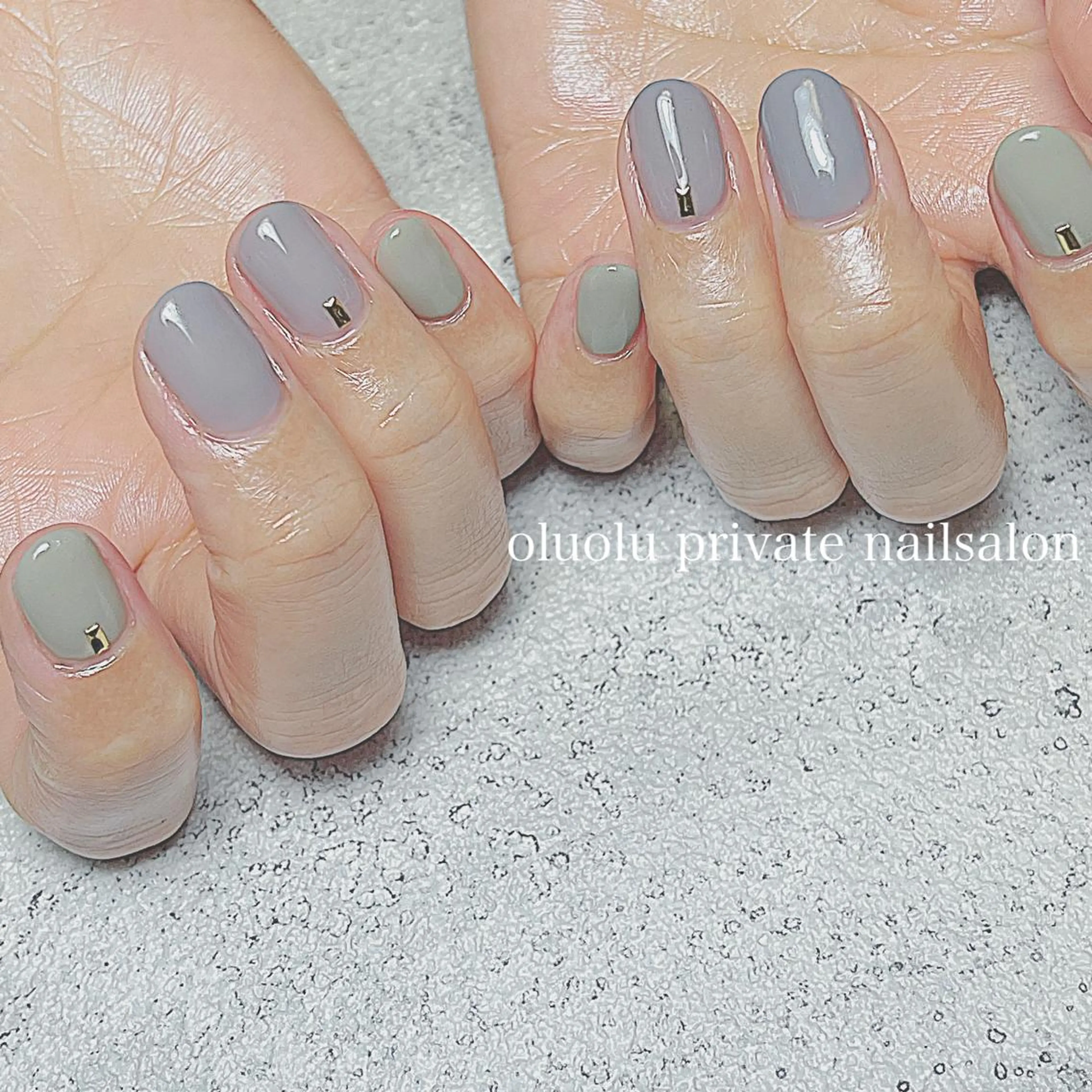 ネイル アートネイル フットネイル ニュアンスネイル オフィスネイル ワンカラーネイル ハンドネイル 大村 紬華のネイルデザイン