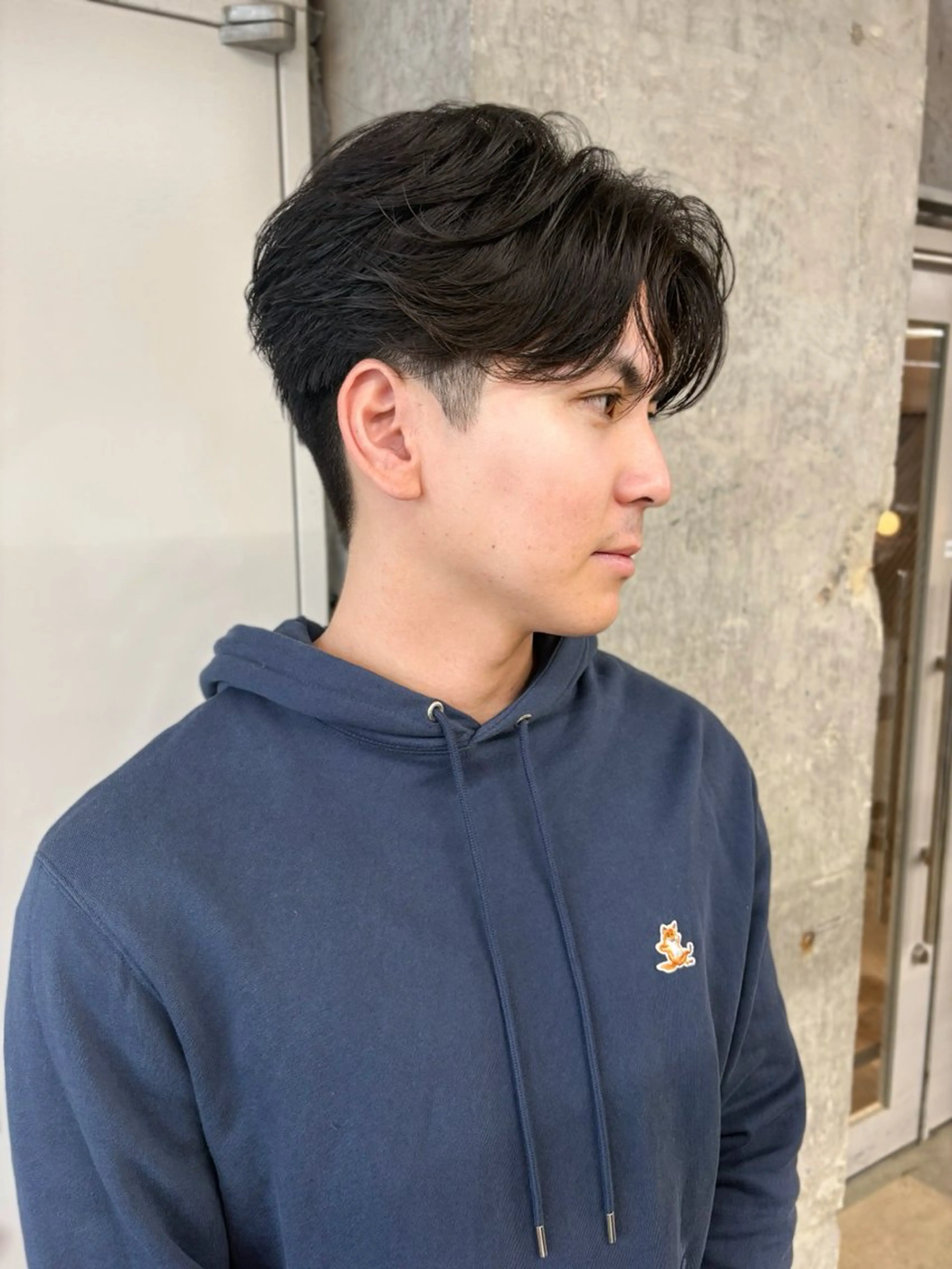 パーマ メンズ フェザーパーマ メンズパーマ カット パーマ フェザーパーマ/ 山口大輝のヘアスタイル