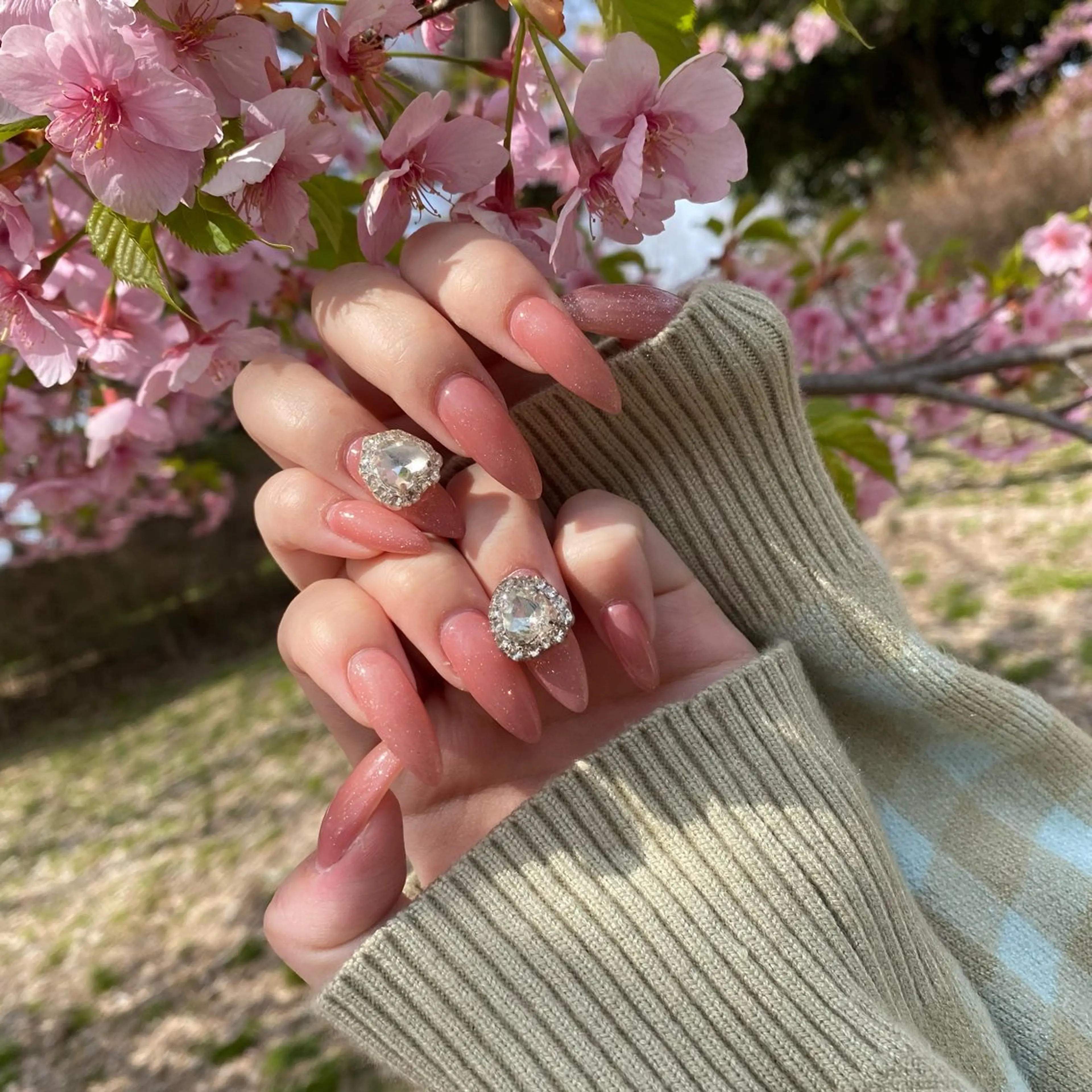 ネイル ワンカラーネイル ハンドネイル Total salon Bell所属・いのうえ もえせのネイルデザイン