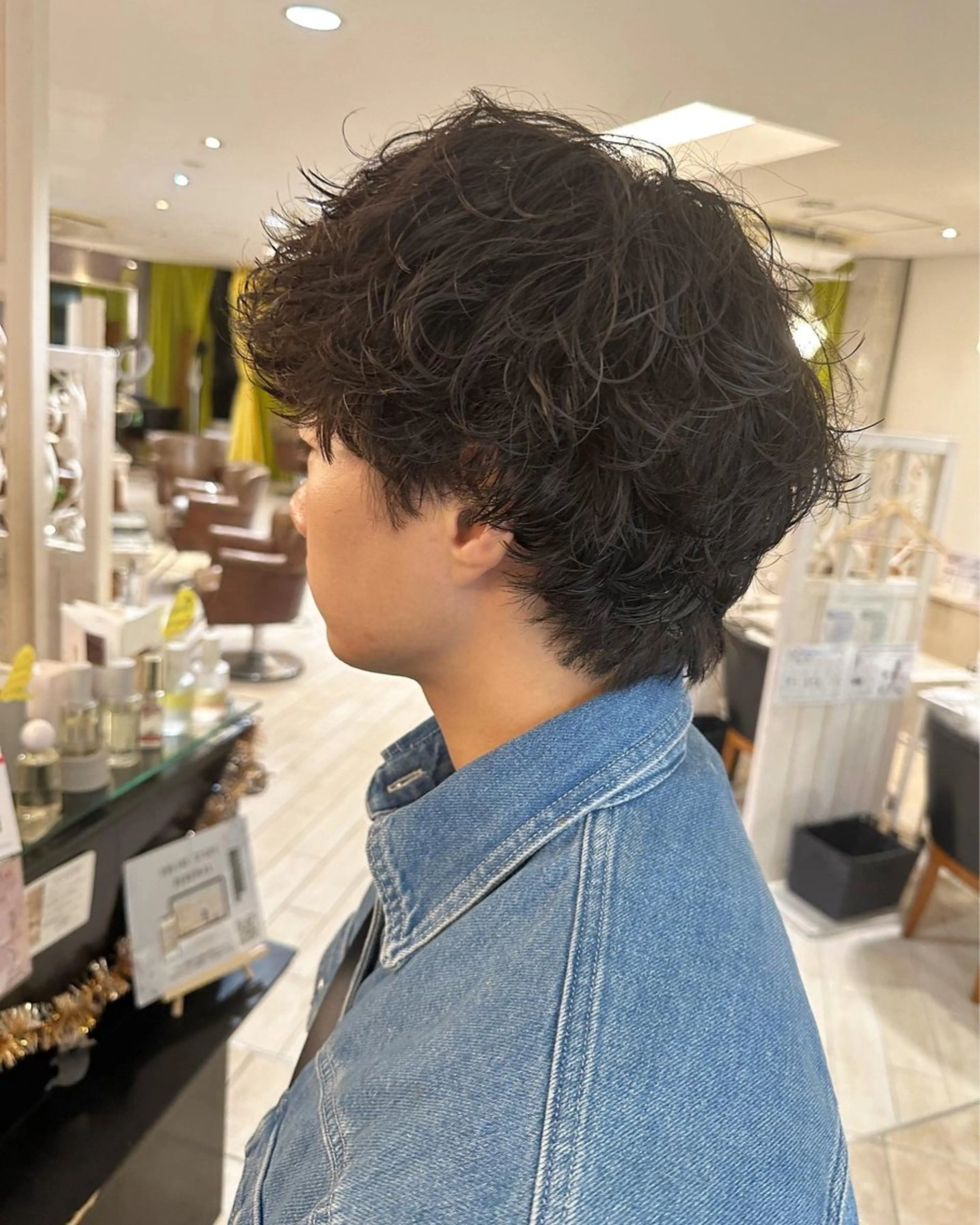 パーマ キッズ カット パーマ 増渕 駿介のヘアスタイル