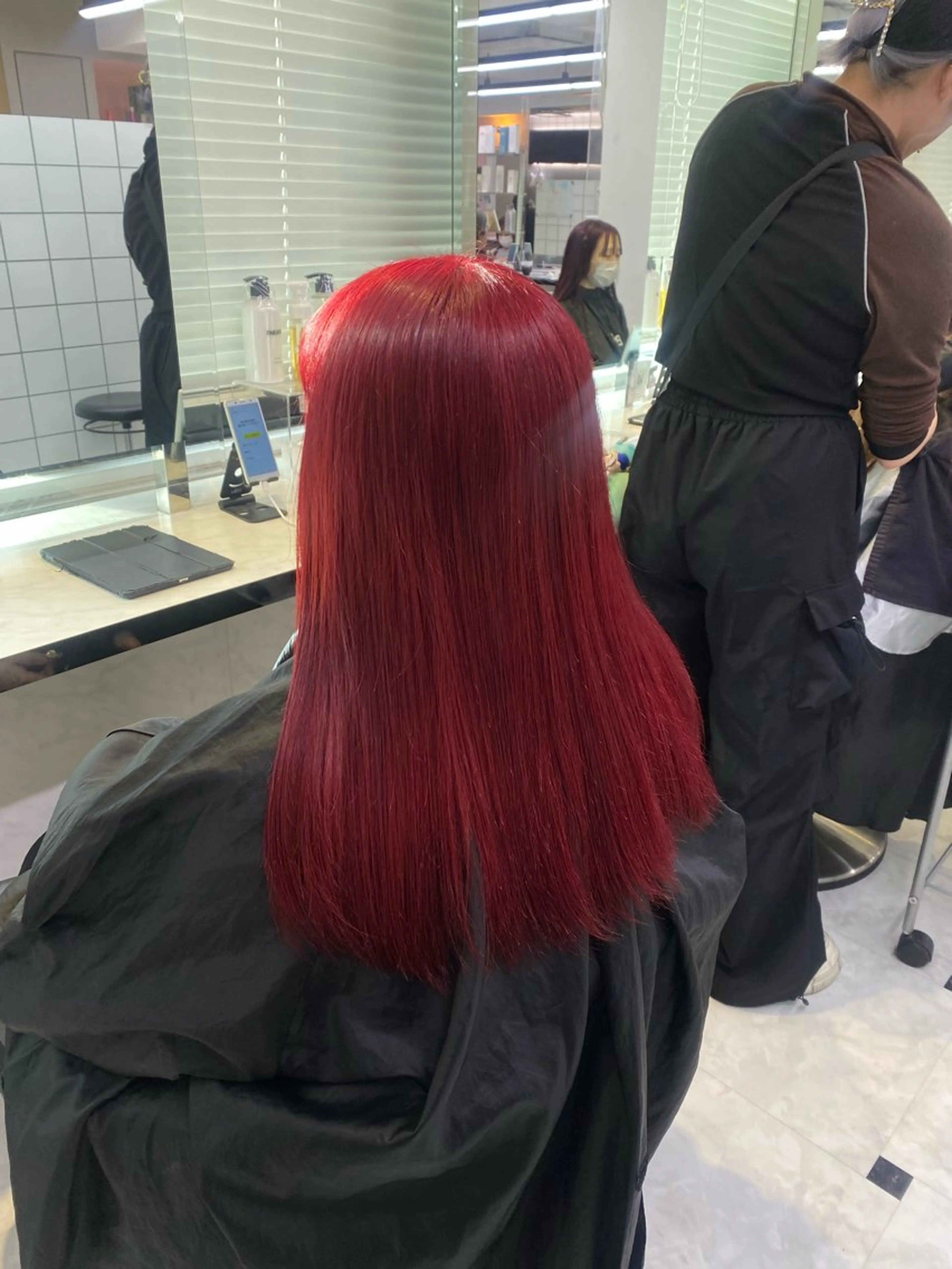 ロング カラー ヘアカラー ♥️韓国/ガーリー 暖色misa♥️のヘアスタイル