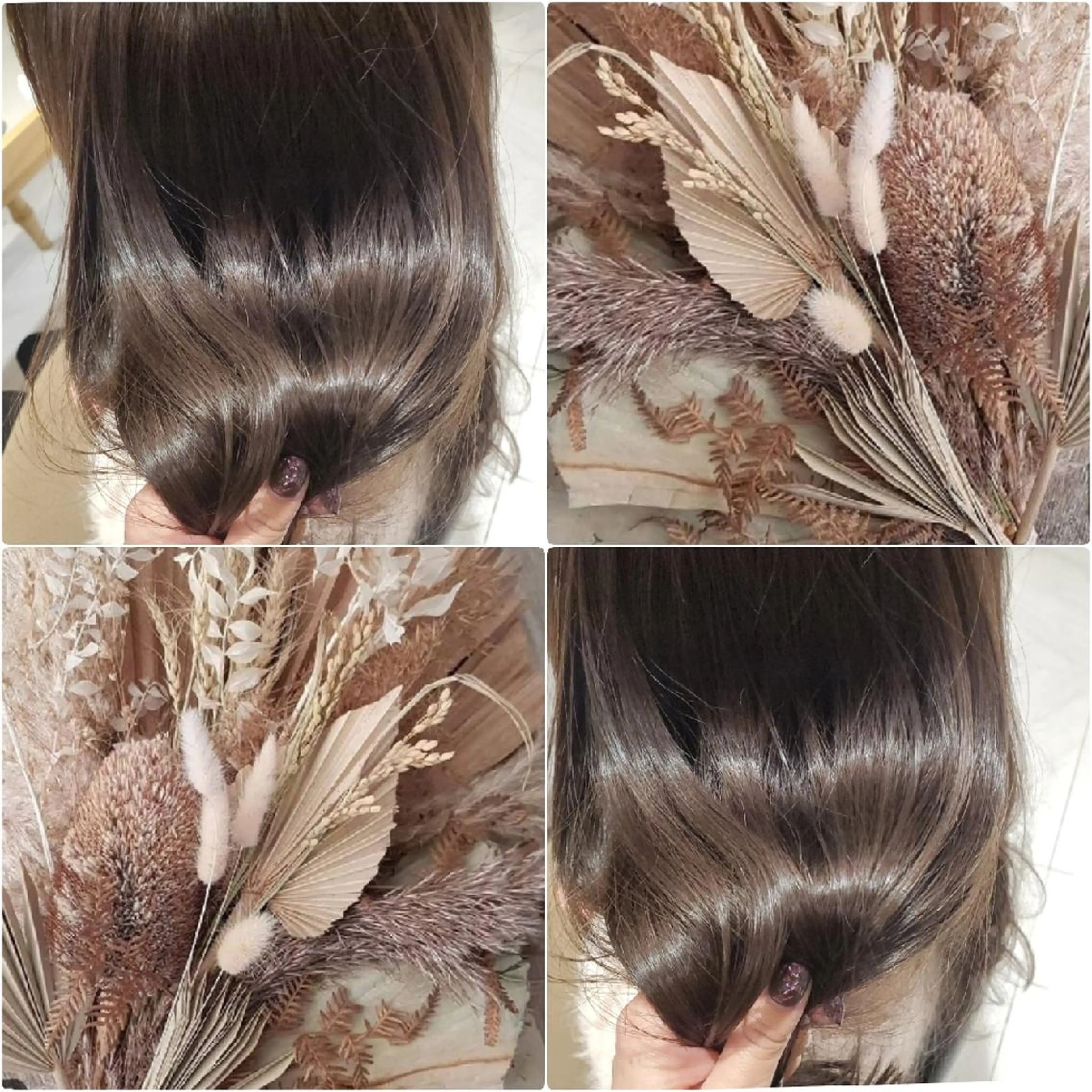 ミディアム カラー ヘアアレンジ ブリーチ ケアブリーチ 上品な透明感カラー/ 表参道/MIKUのヘアスタイル