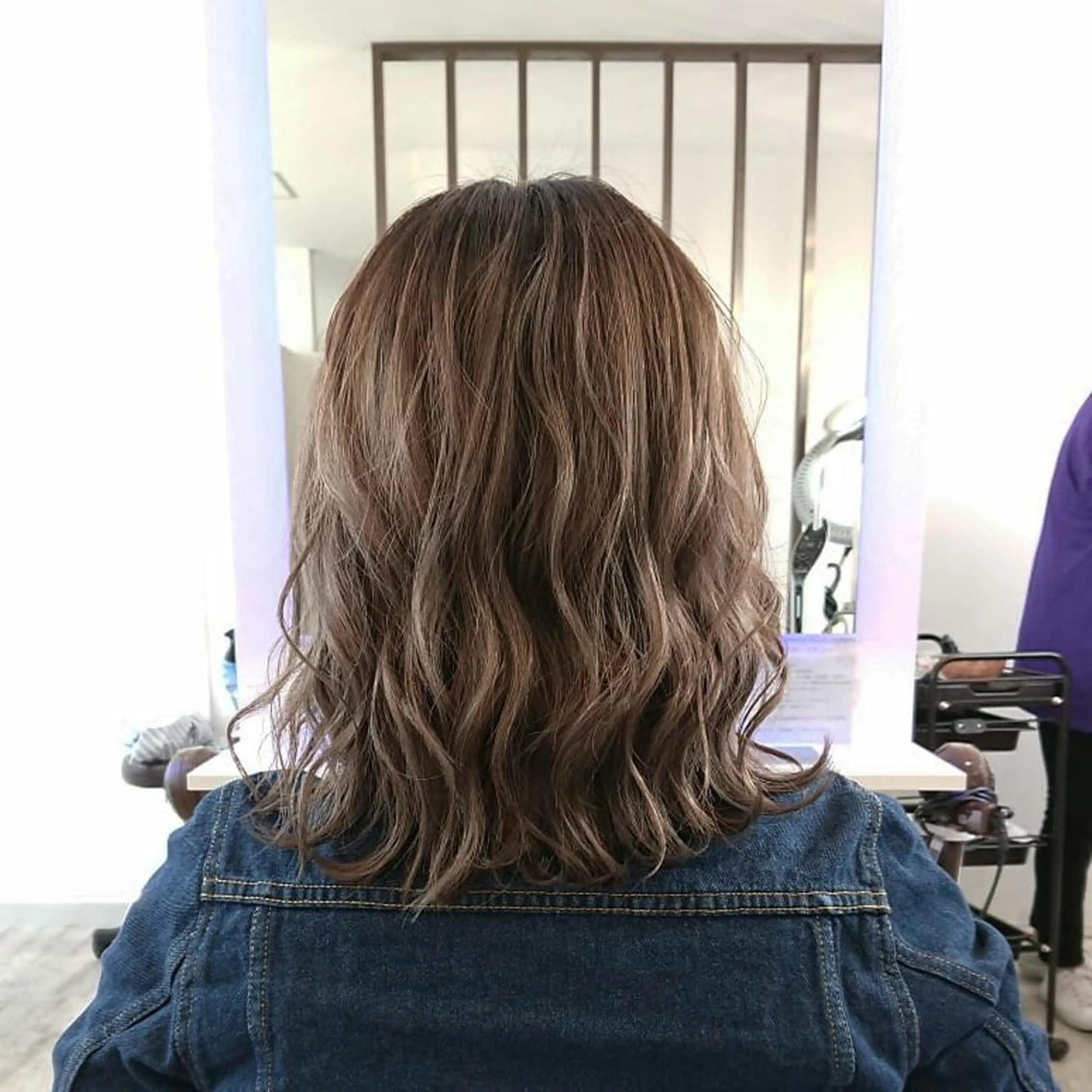 ミディアム カラー ヘアアレンジ 小林 伸行のヘアスタイル