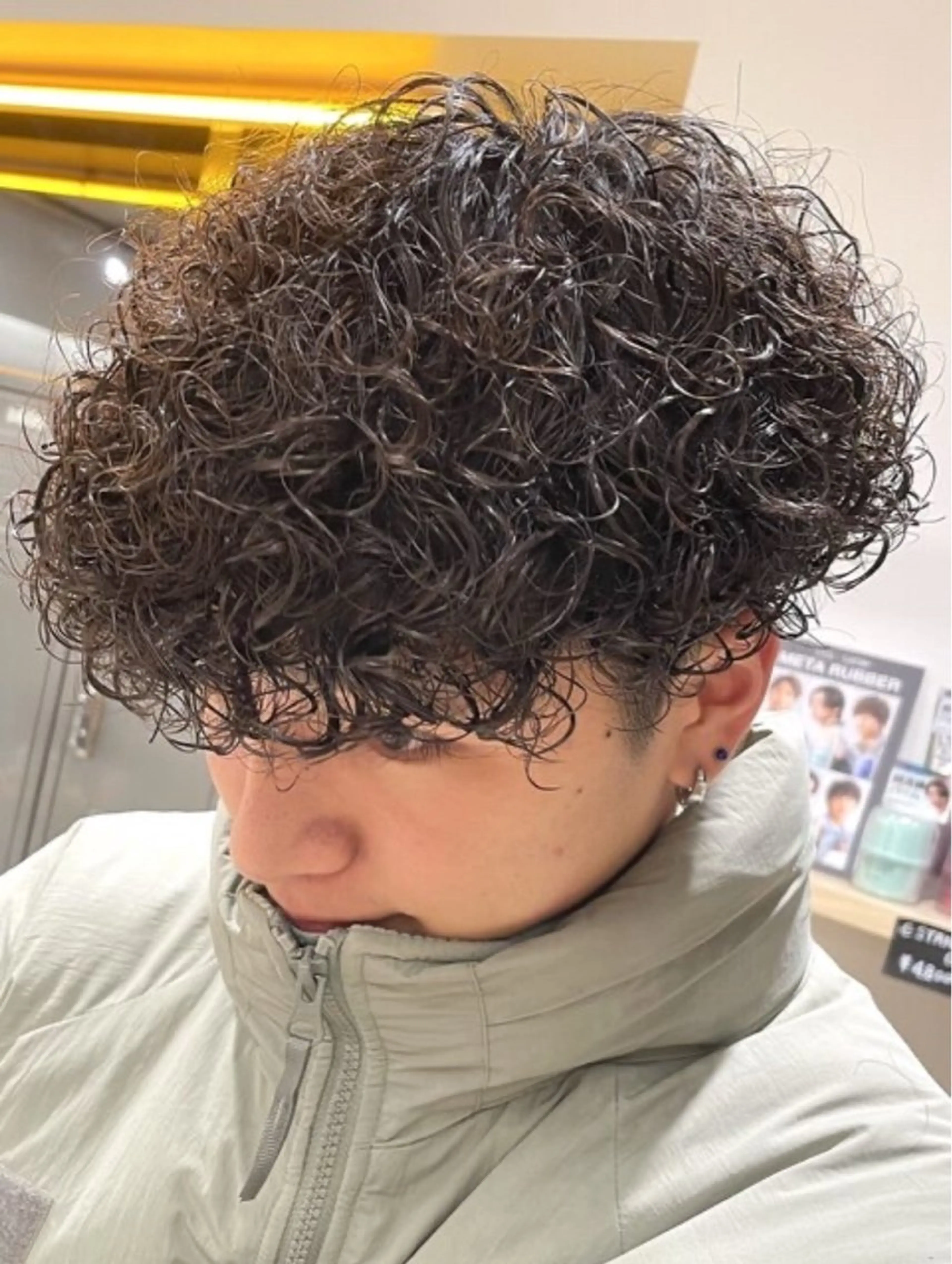 パーマ メンズ メンズパーマ プードルパーマ プードルパーマ カット パーマ 🎀メンズパーマ☆ 艶カラー☆Syuriのヘアスタイル