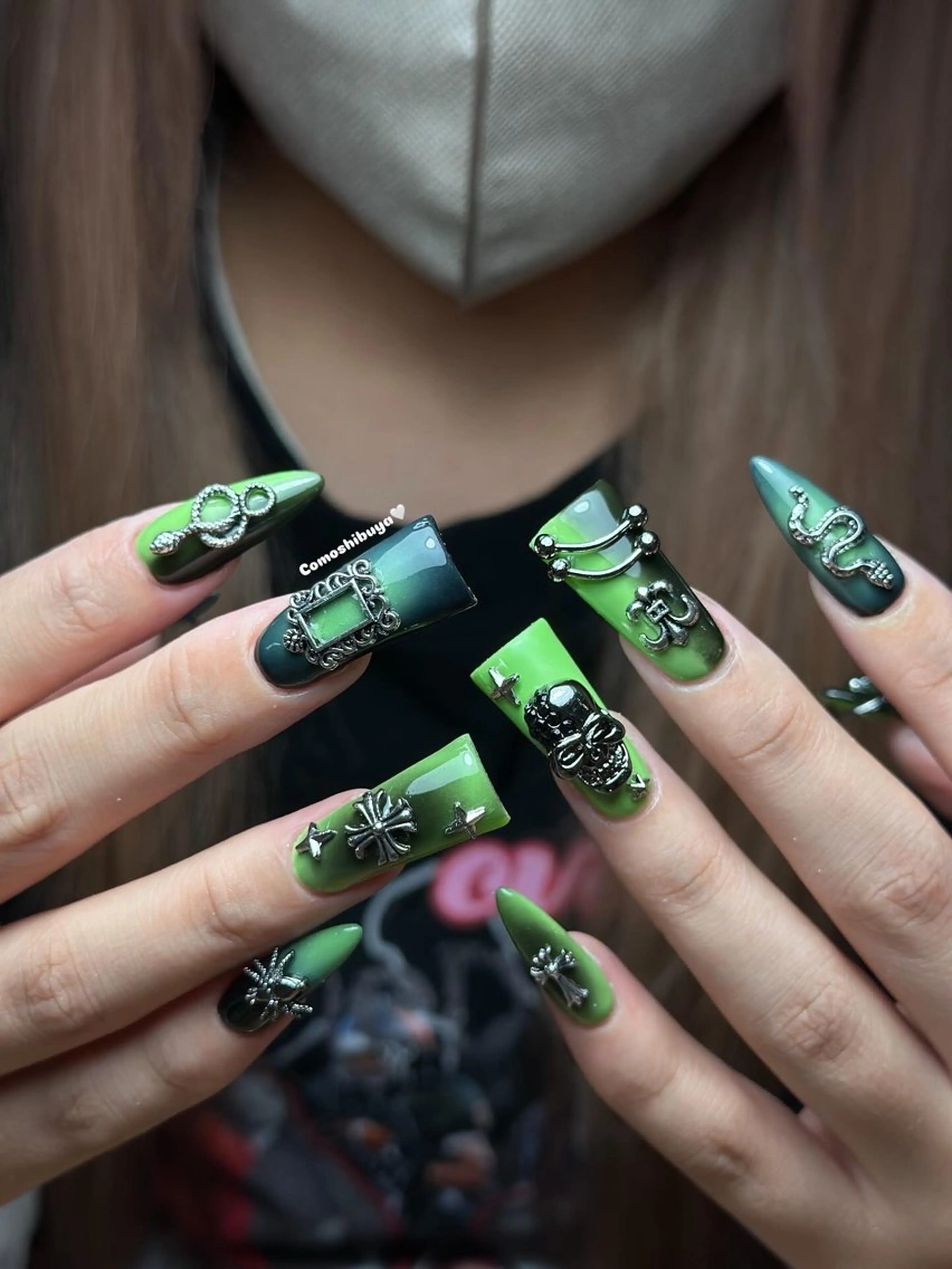 ネイル 韓国ネイル シンプルネイル ワンホンネイル ハンドネイル CoMo Nail Studio所属・CoMo Nailのネイルデザイン