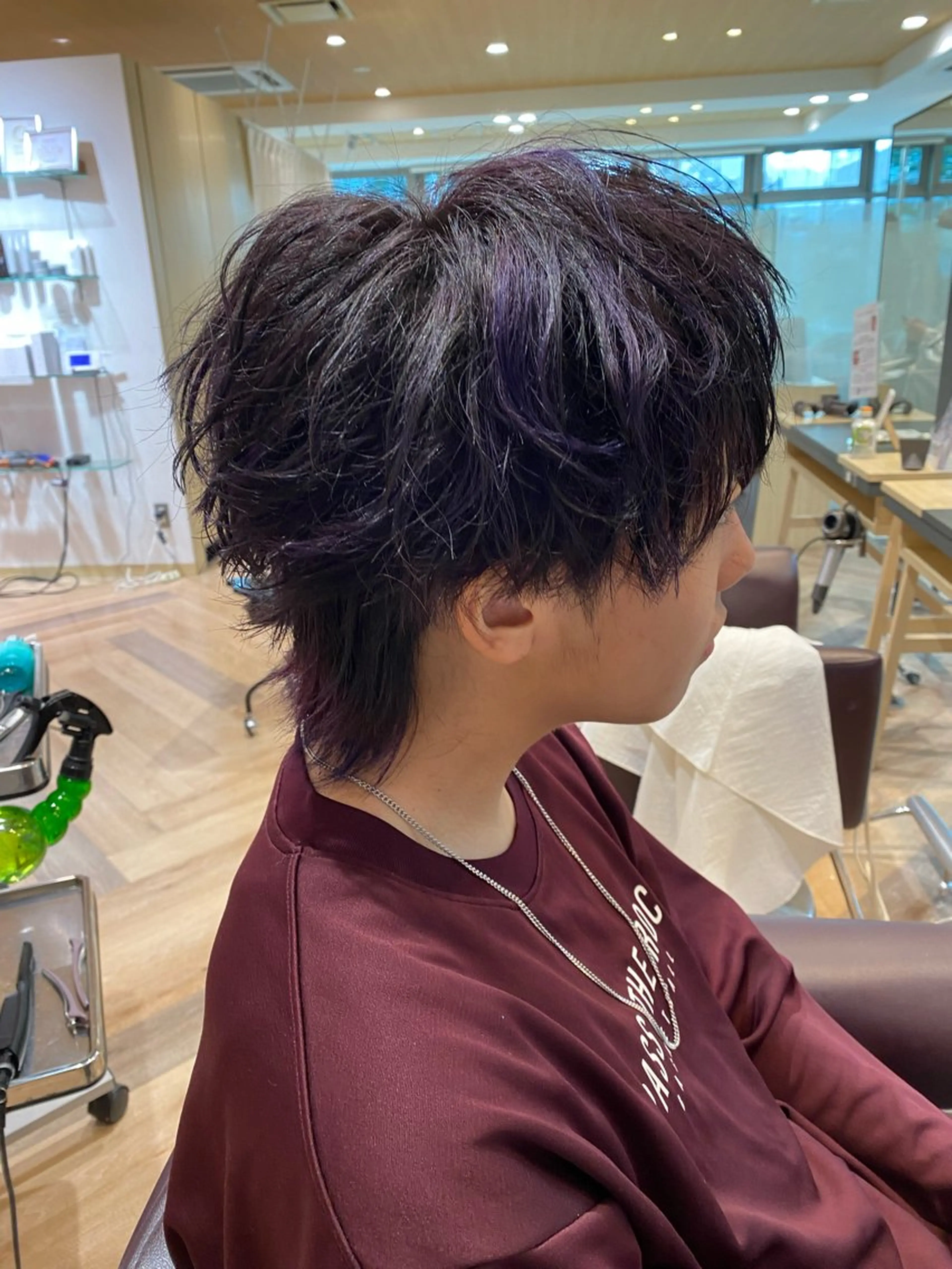 メンズ メンズ特化/フェザー /パーマ/伊勢元のヘアスタイル