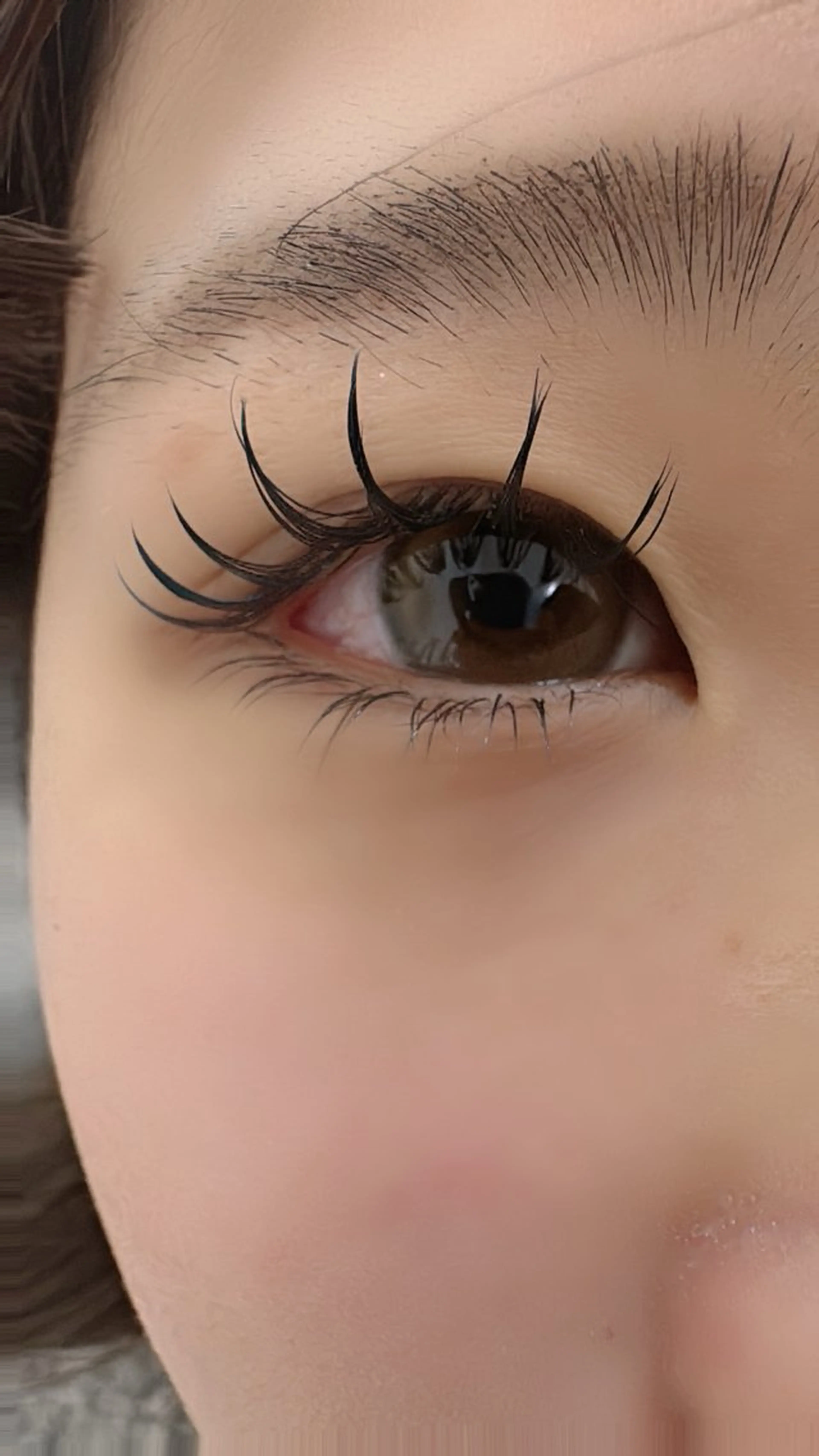 マツエク・マツパ 束感まつ毛 Dカール フラットラッシュ マツエク パリジェンヌ マツエク専門店　玲子のマツエク・マツパデザイン