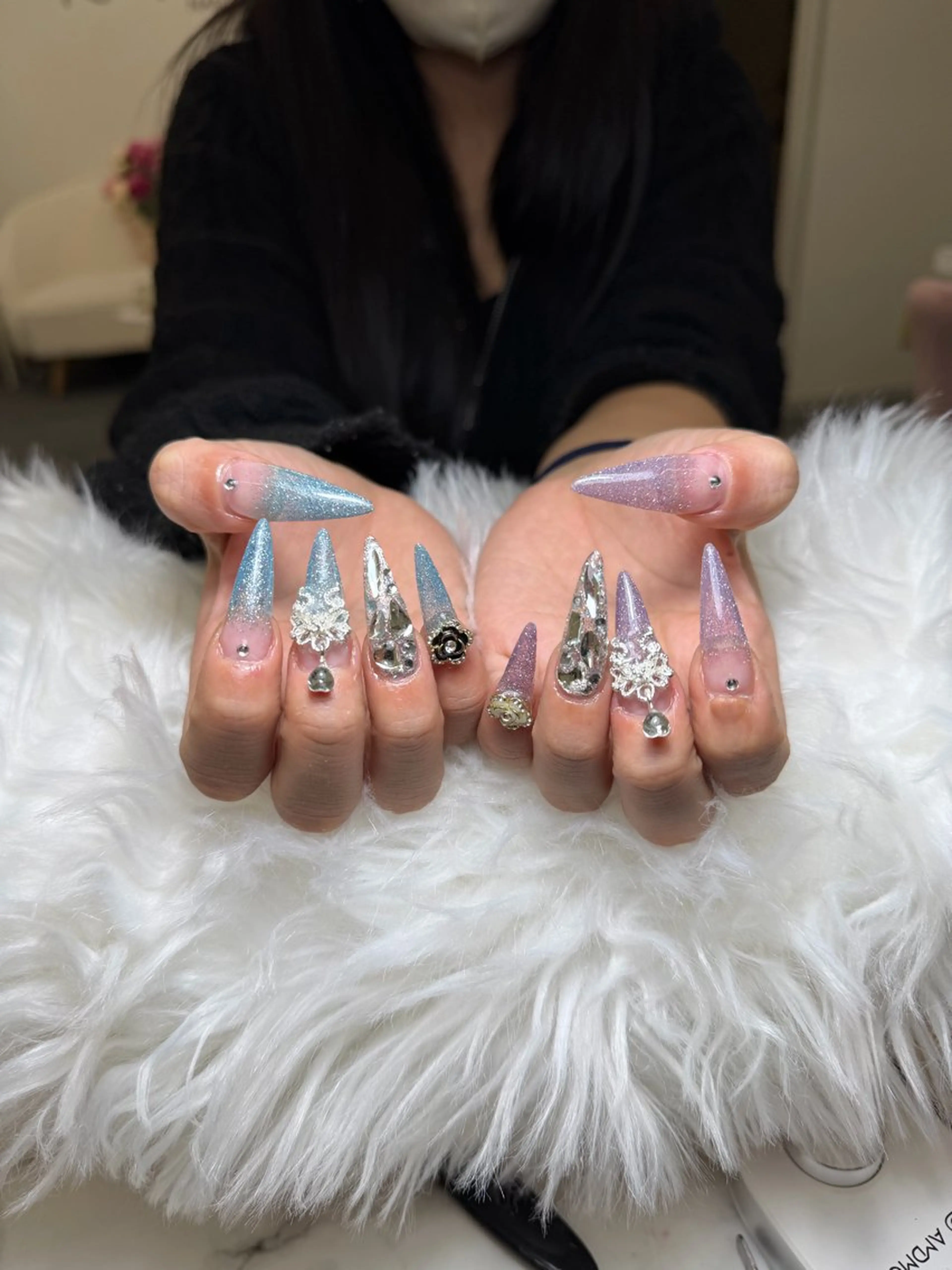 ネイル 韓国ネイル 持ち込み ニュアンスネイル ワンホンネイル ハンドネイル Mio Nailのネイルデザイン