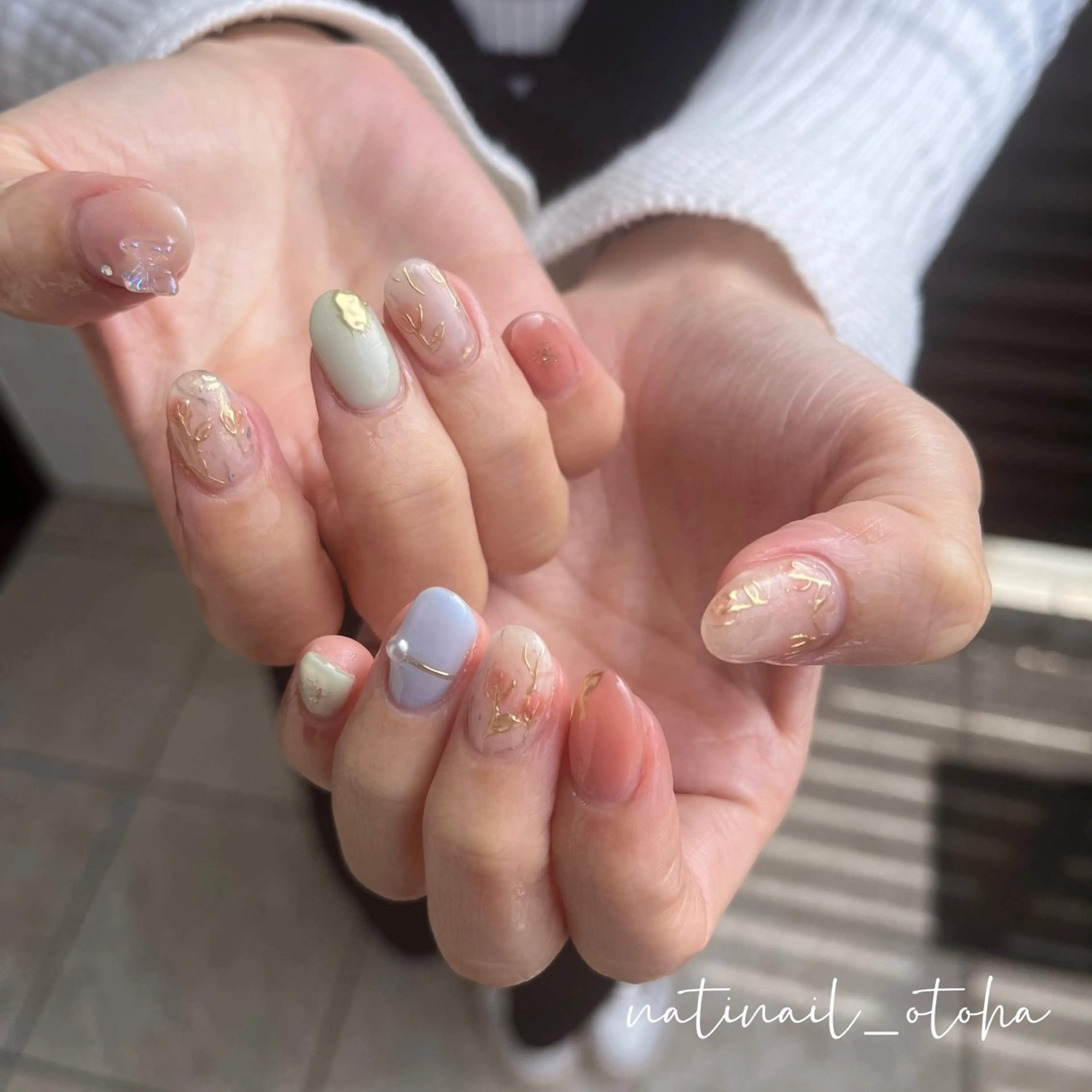 ネイル 春ネイル natinail_otoha所属・toa. nailのネイルデザイン