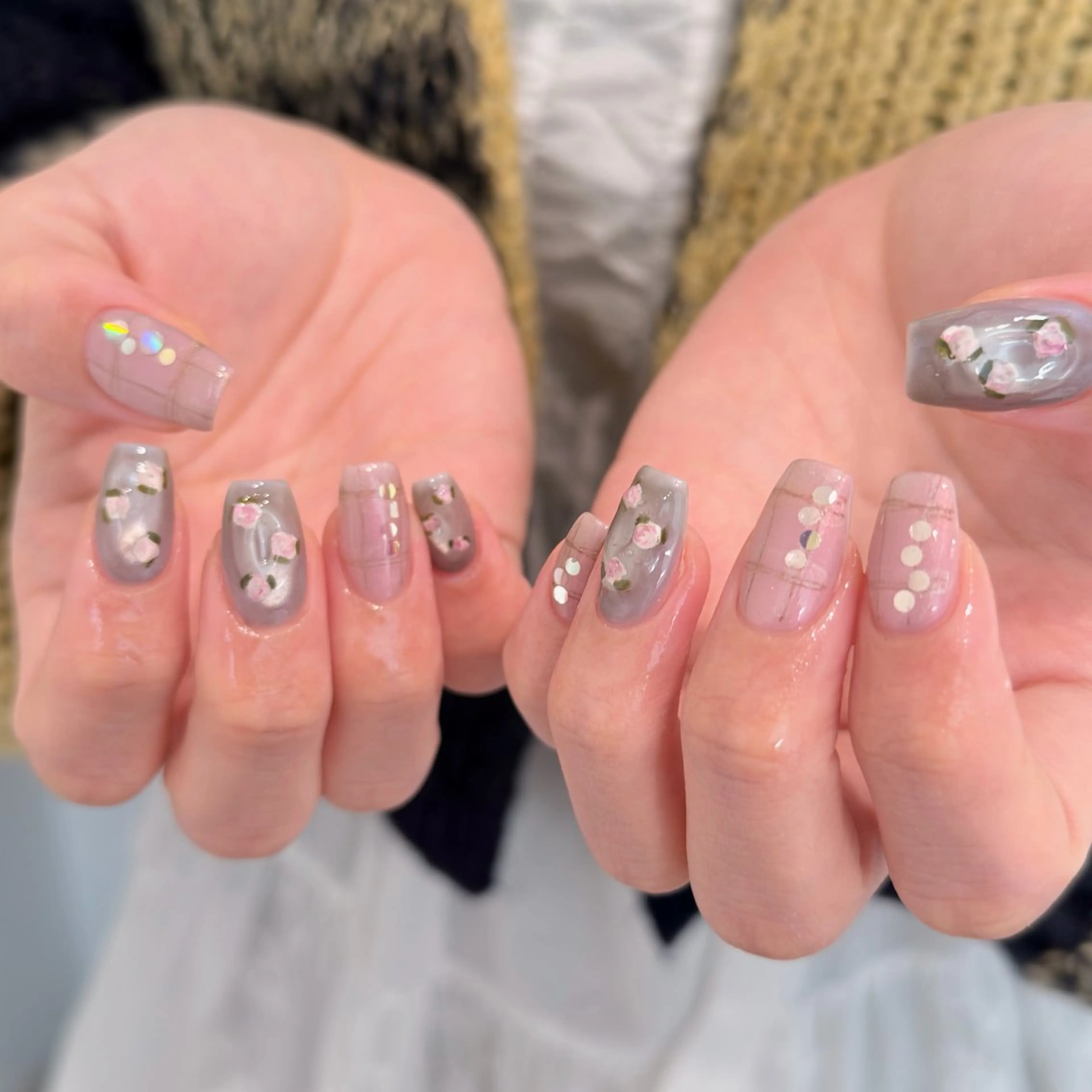 ネイル ハンドネイル 🎀 Hiyubi._.nail 🫧所属・🎀フェイ フェイ🫧💗のネイルデザイン