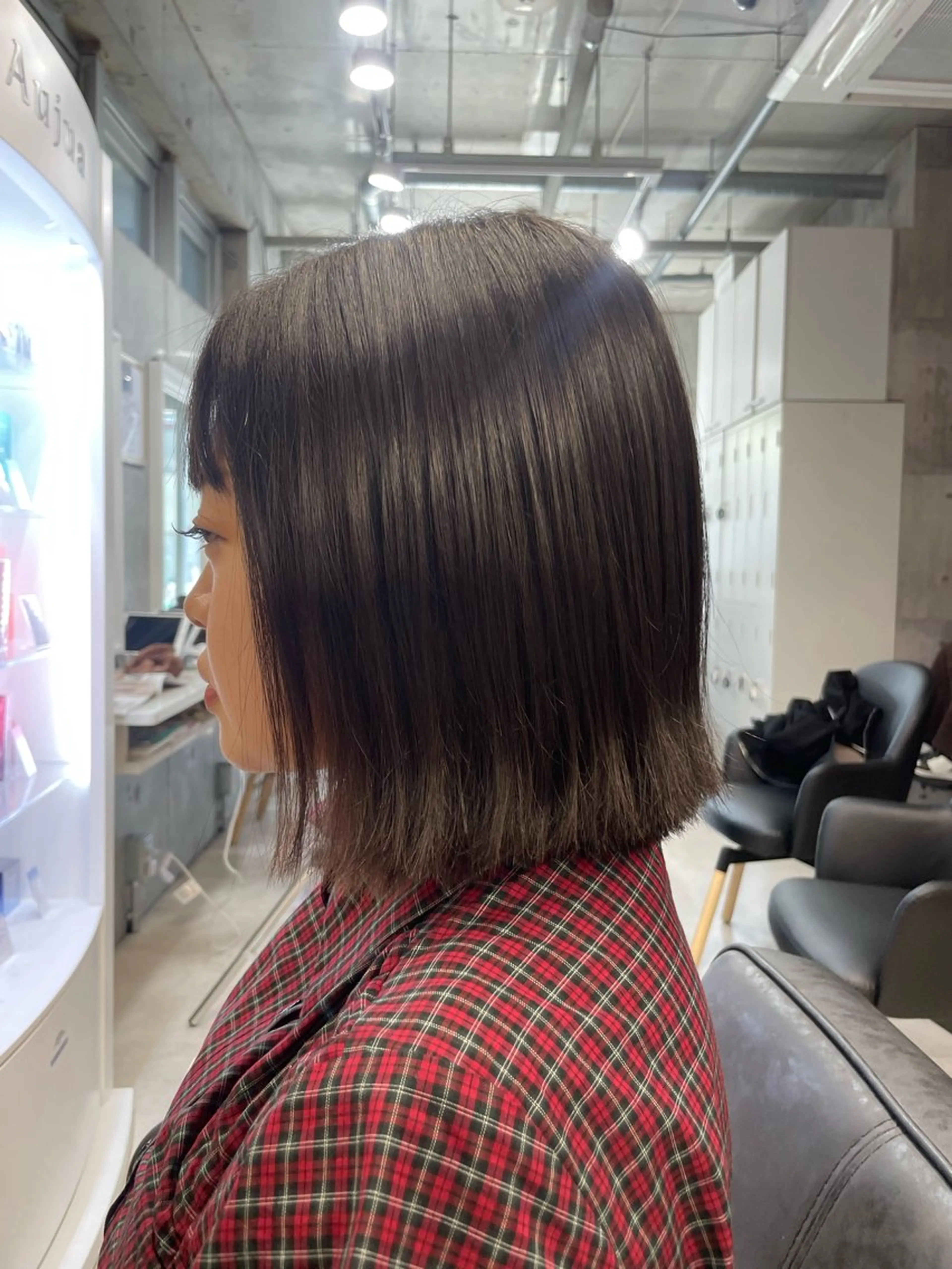 ミディアム 江頭 暁のヘアスタイル