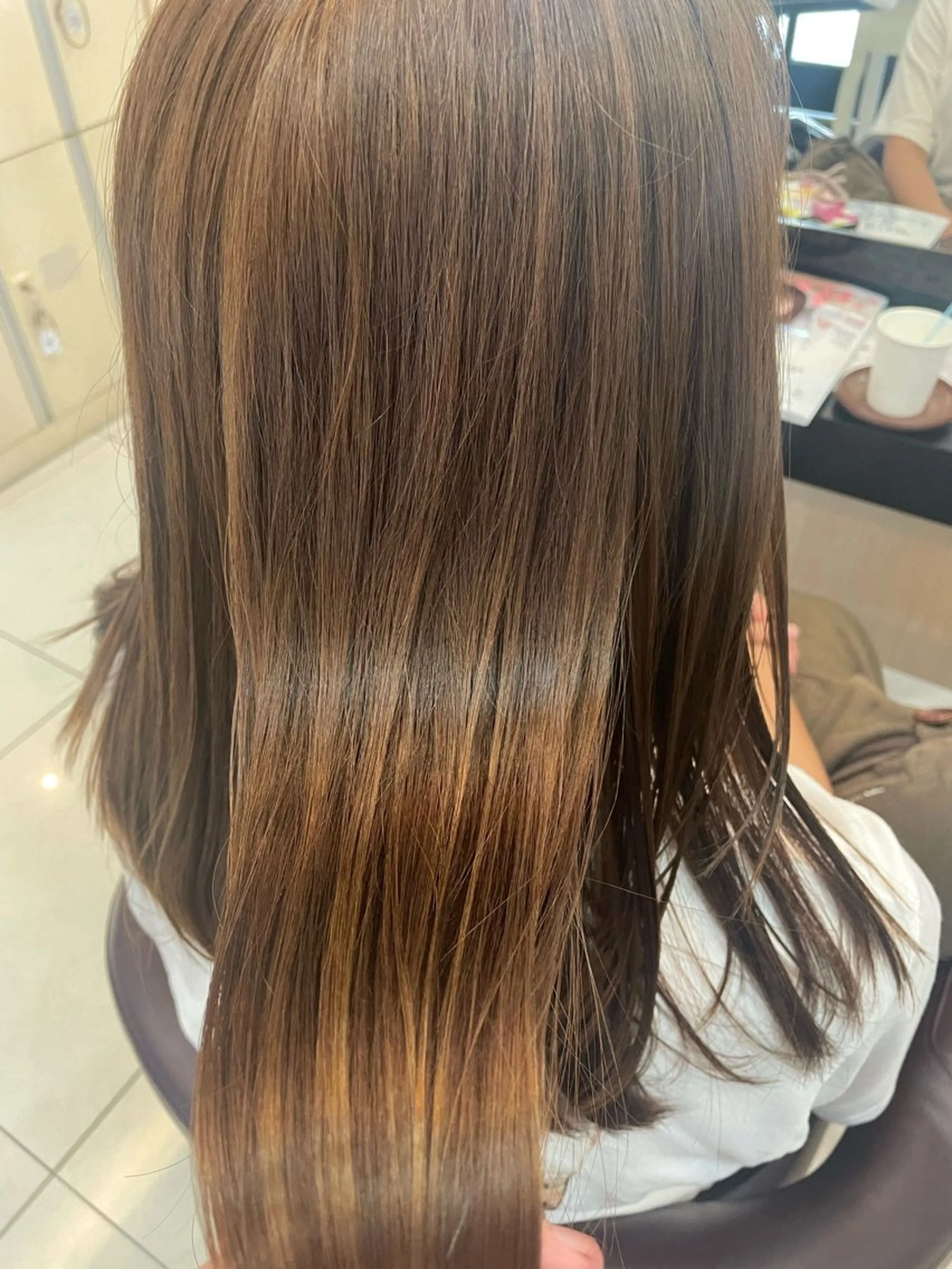 ミディアム カラー ヘアカラー トリートメント リリー /Men's/パーマのヘアスタイル